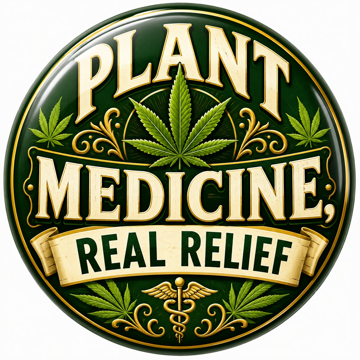 Buttons - WTHC-Radio - Plant Medicine #108051