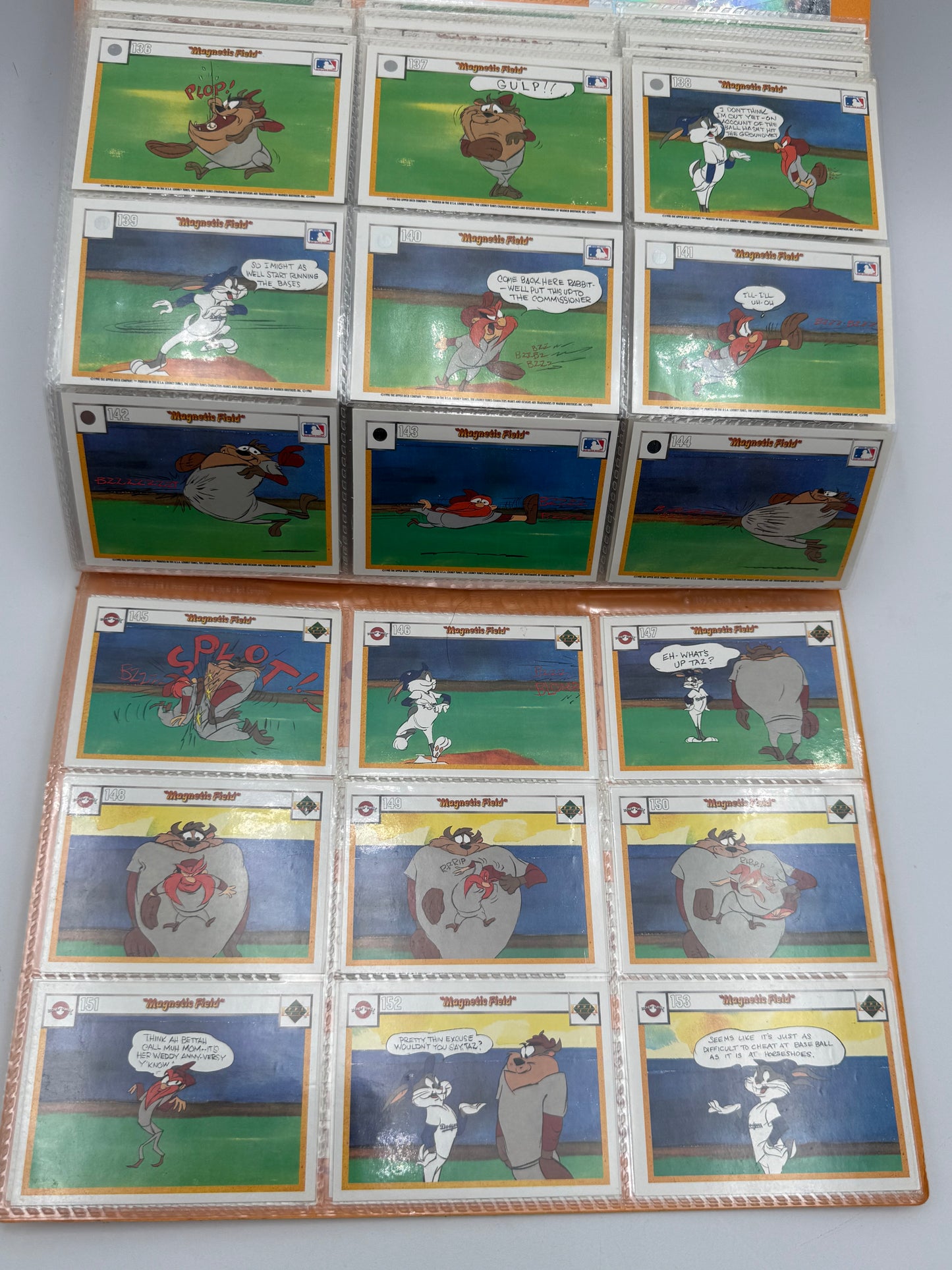 Looney Tunes - Upper Deck - Comic Ball Card Albums - Set of 3 1990 #105567