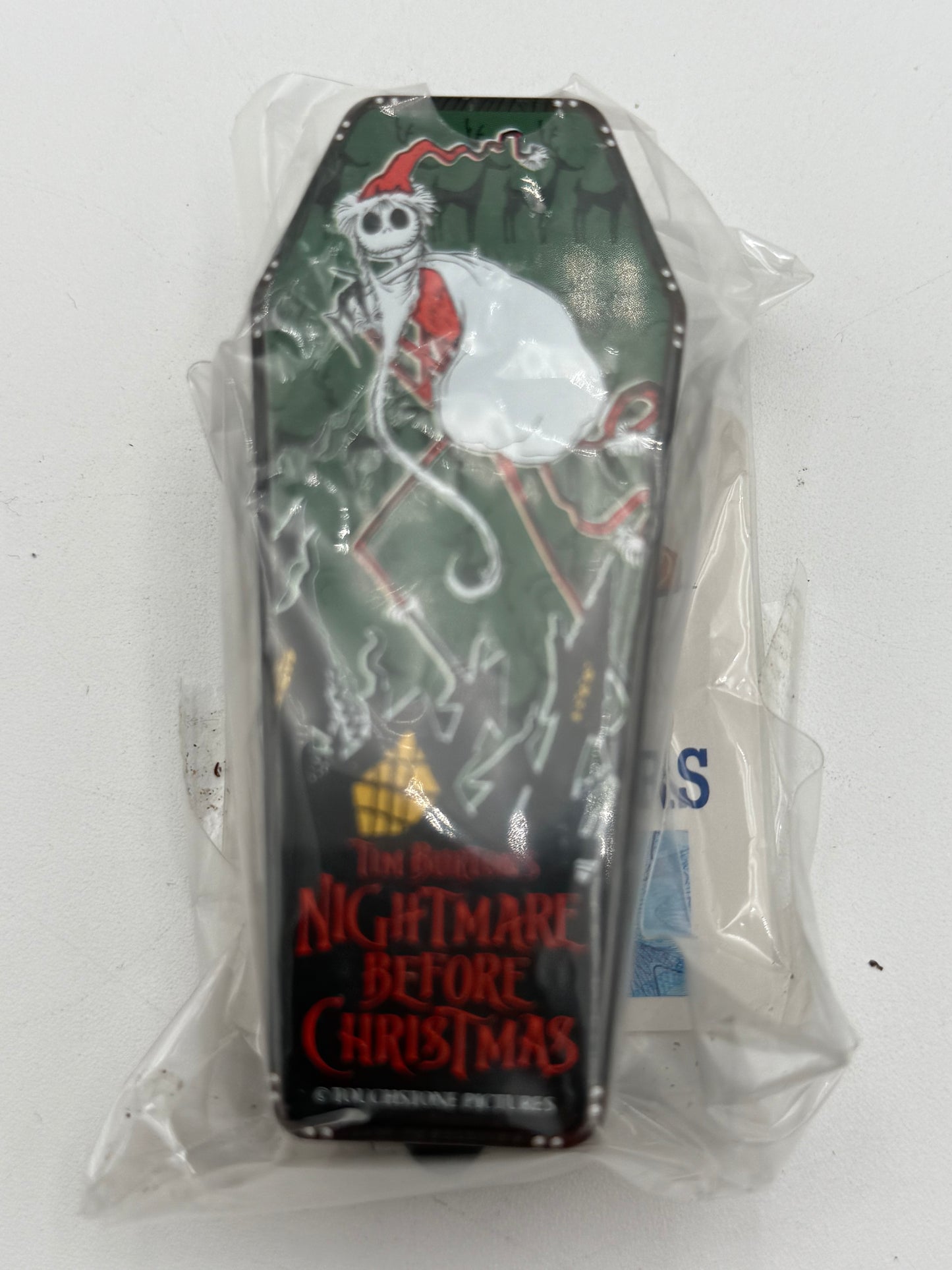 Nightmare Before Christmas - Gum Dispenser Coffin Keychain - Santa Jack 1990s #105408