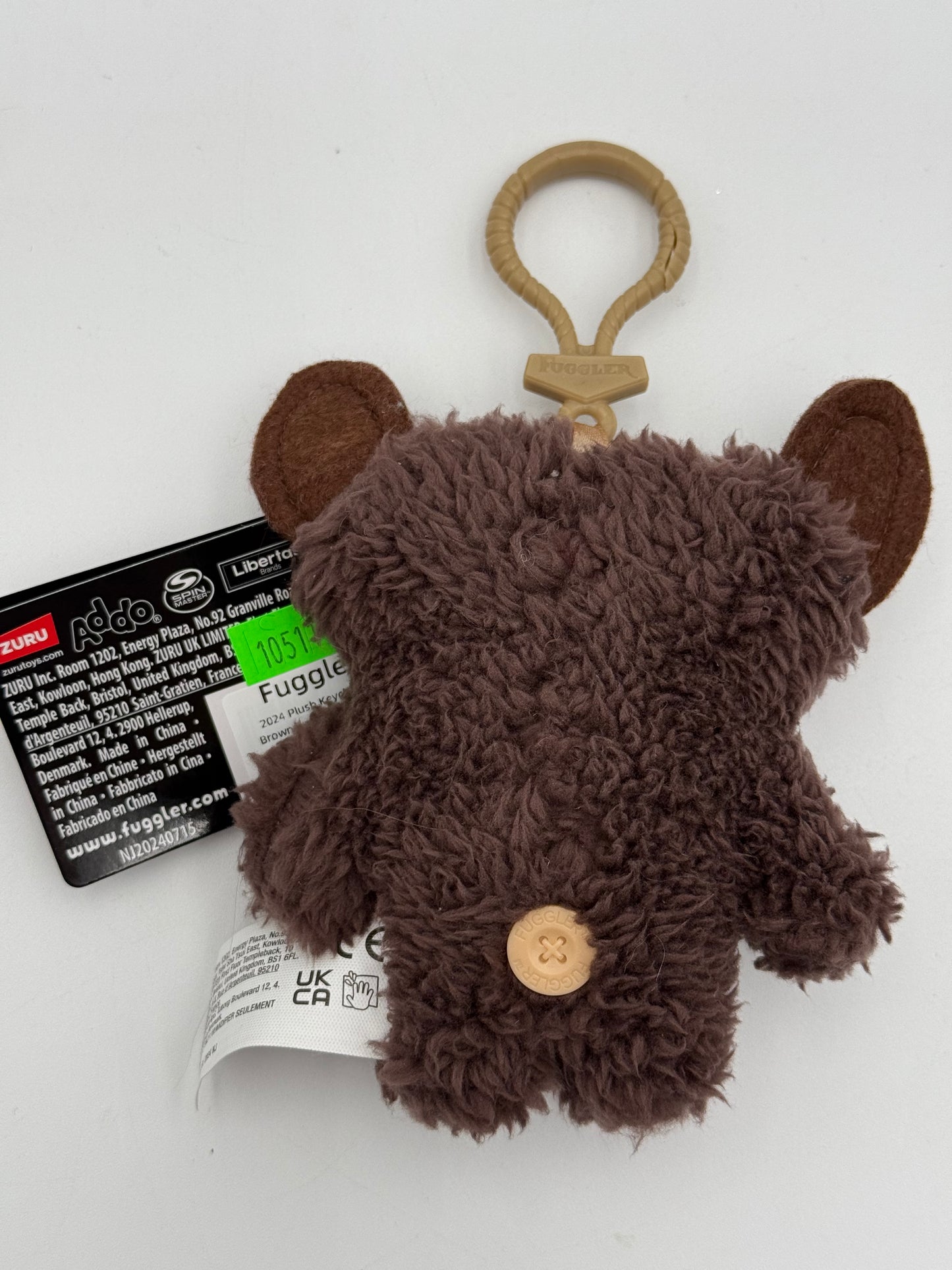 Fuggler - Plush Keyring - Brown Fur Grin Grin V3 2024 #105119