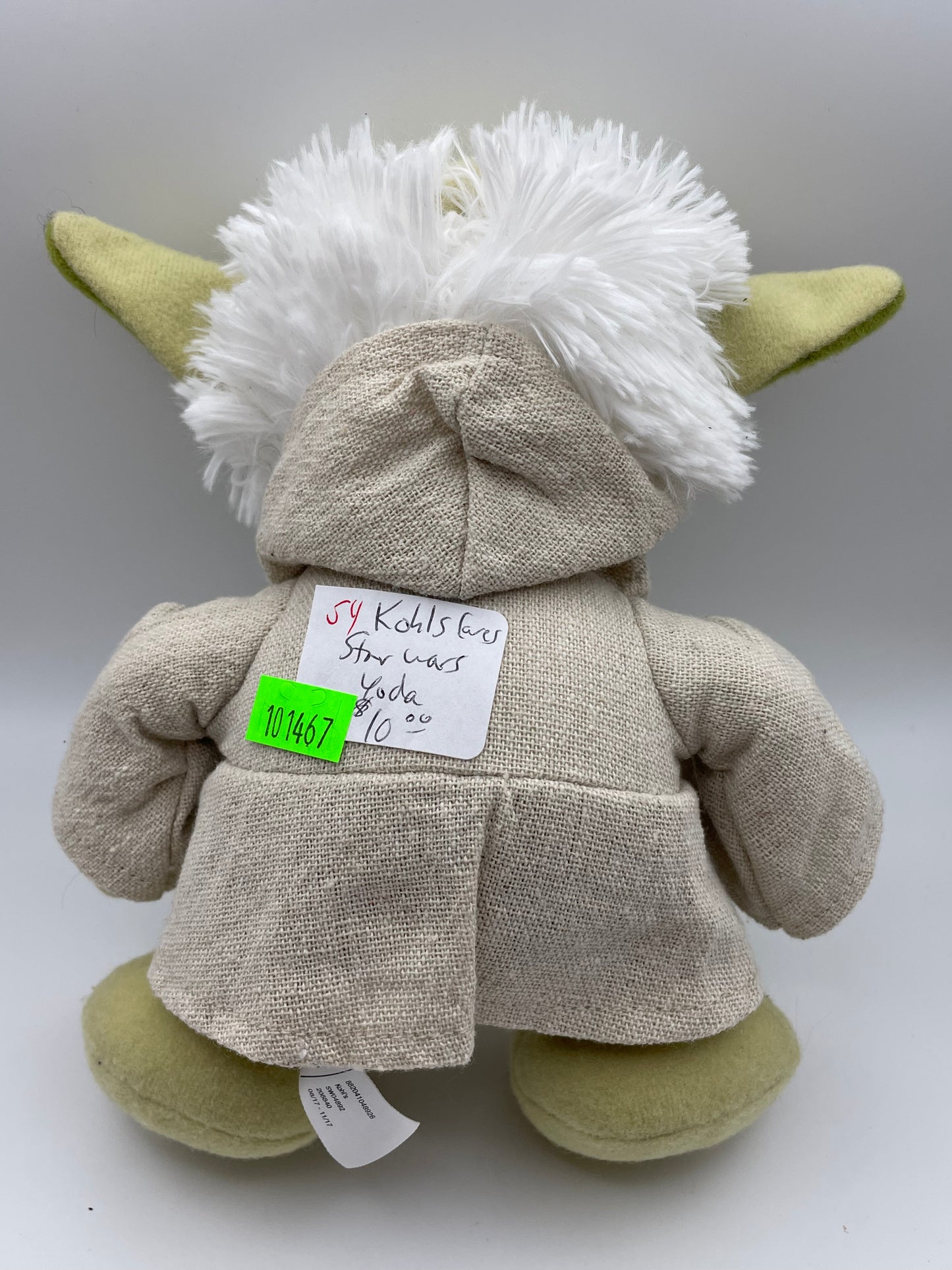 Star Wars - Kohl’s Cares Yoda Plush #101467