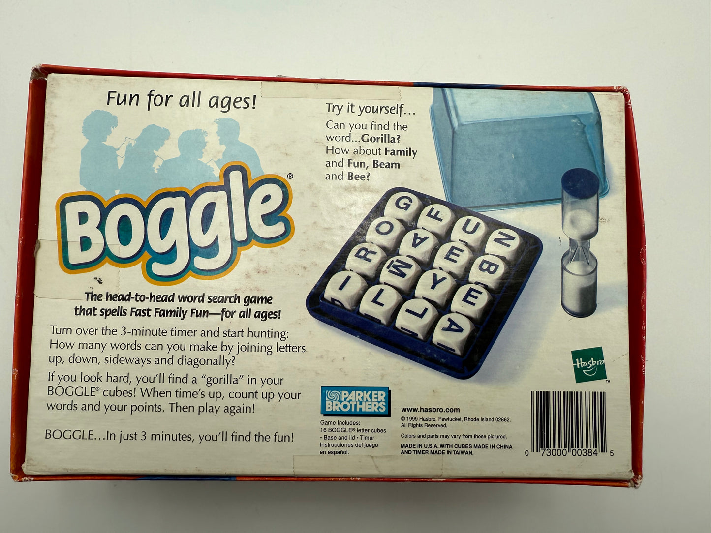 Parker Brothers - Boggle Game 1999 #105097