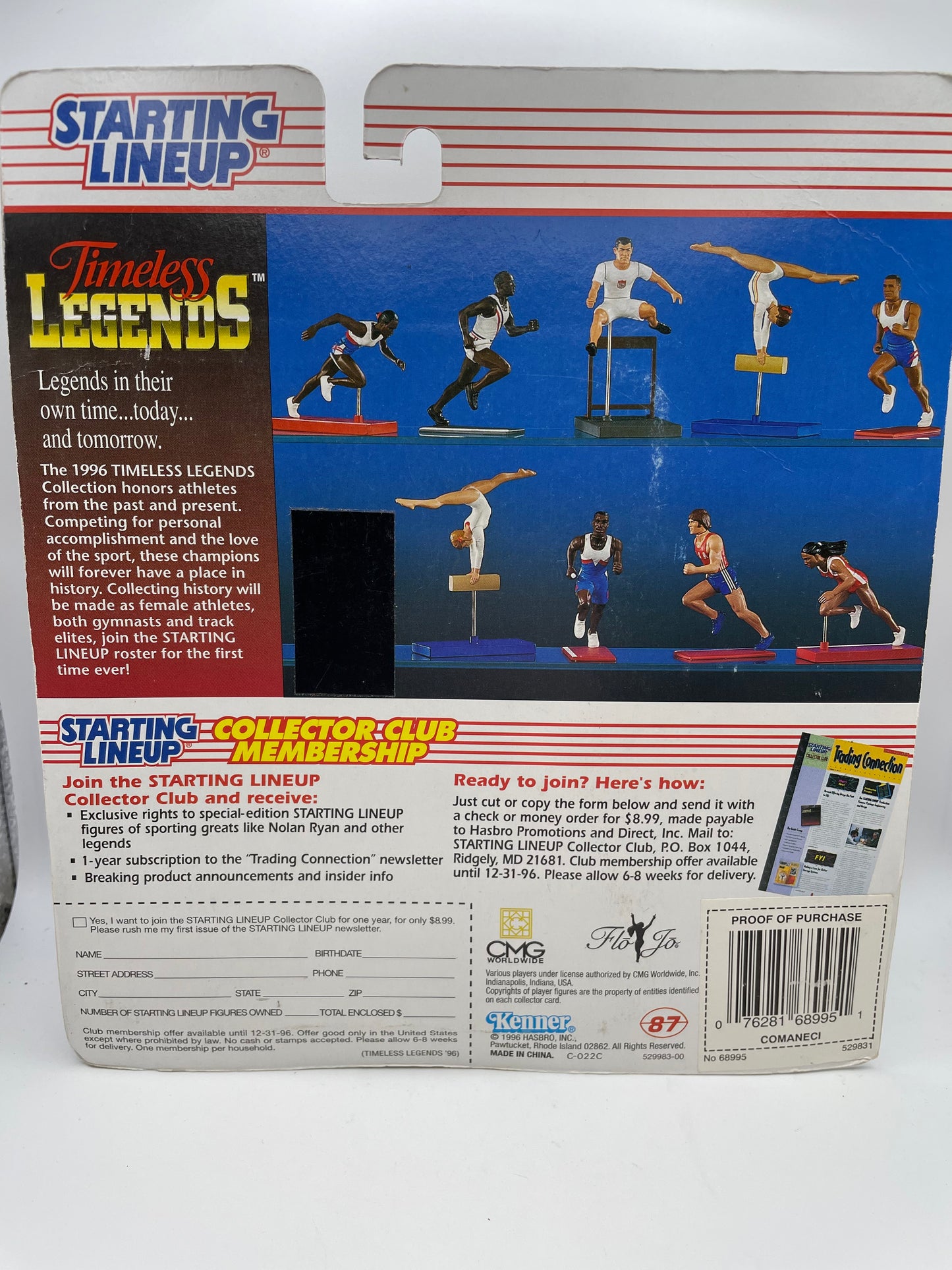Starting Lineup - Timeless Legends - Nadia Comaneci 1996 #101892