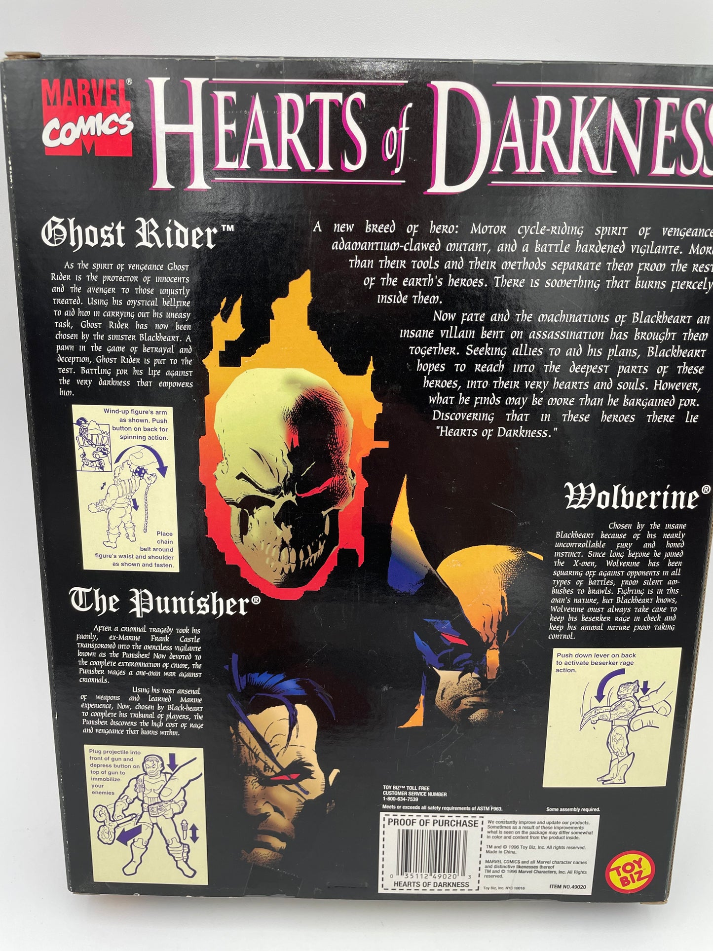 Marvel - Hearts of Darkness Set - RARE! 1996 #100326