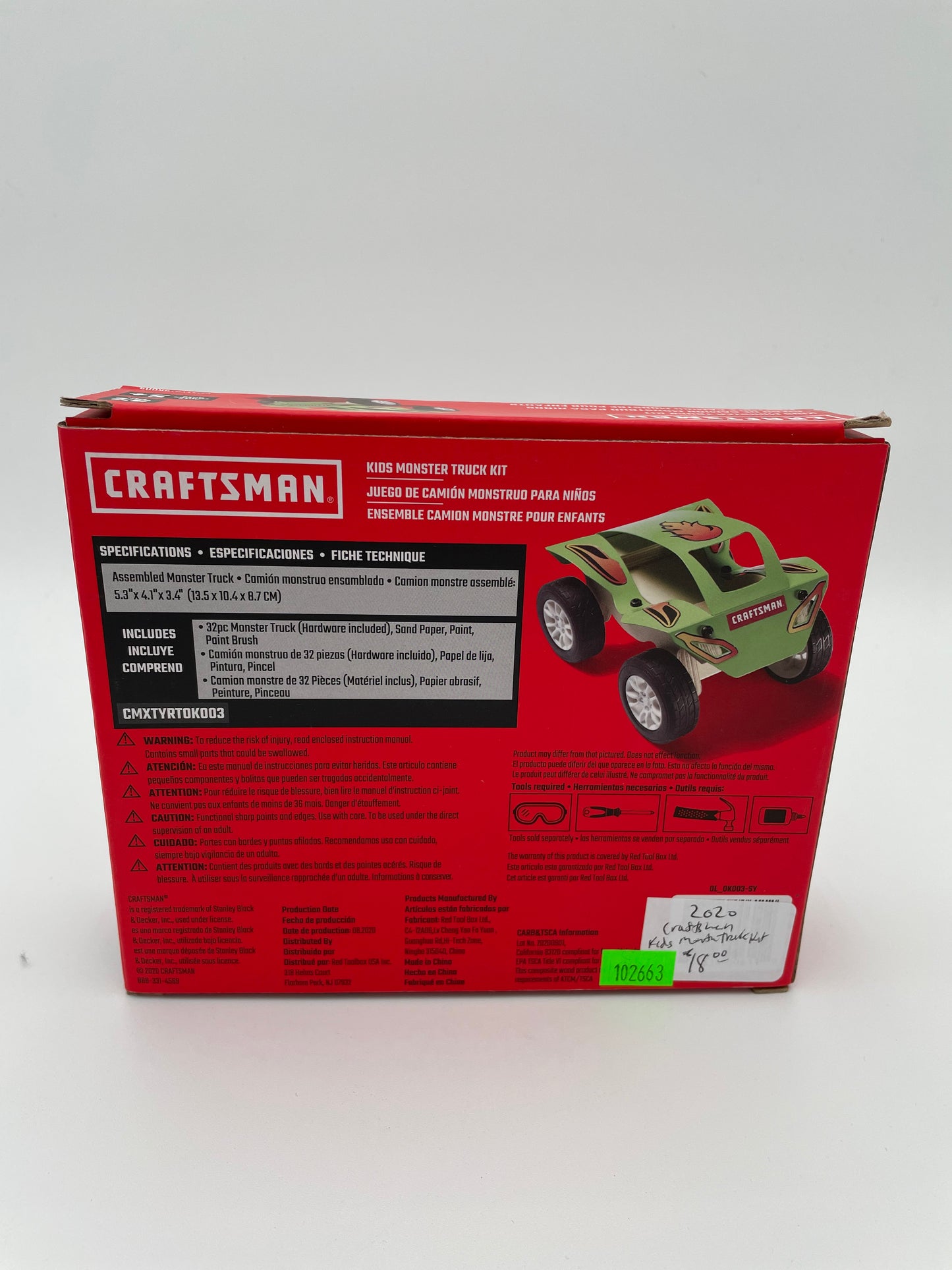 Craftsman - Kids Monster Truck Kit 2020 #102663