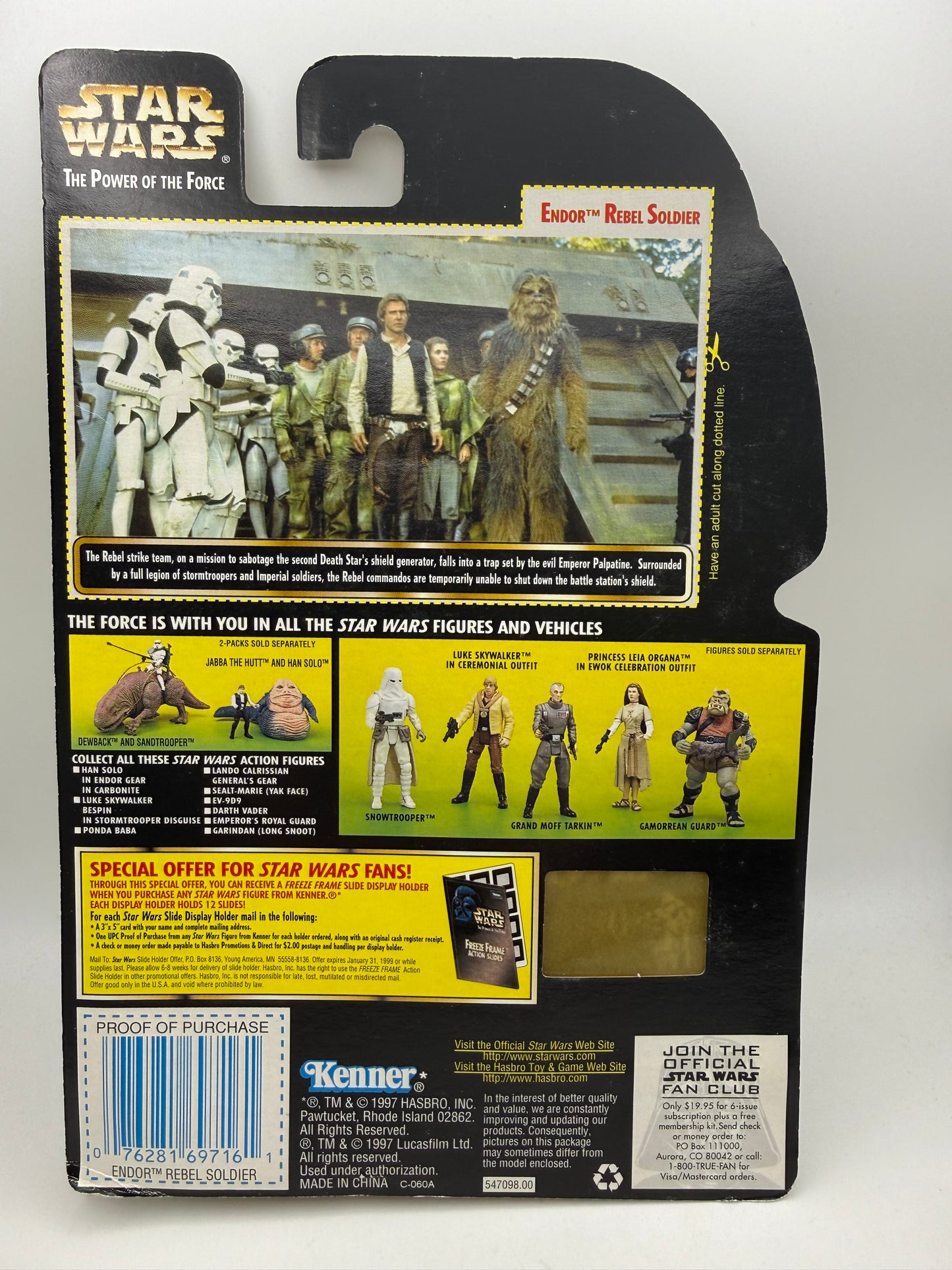 Star Wars - The Power of the Force - Endor Rebel Soldier 1997 #107494