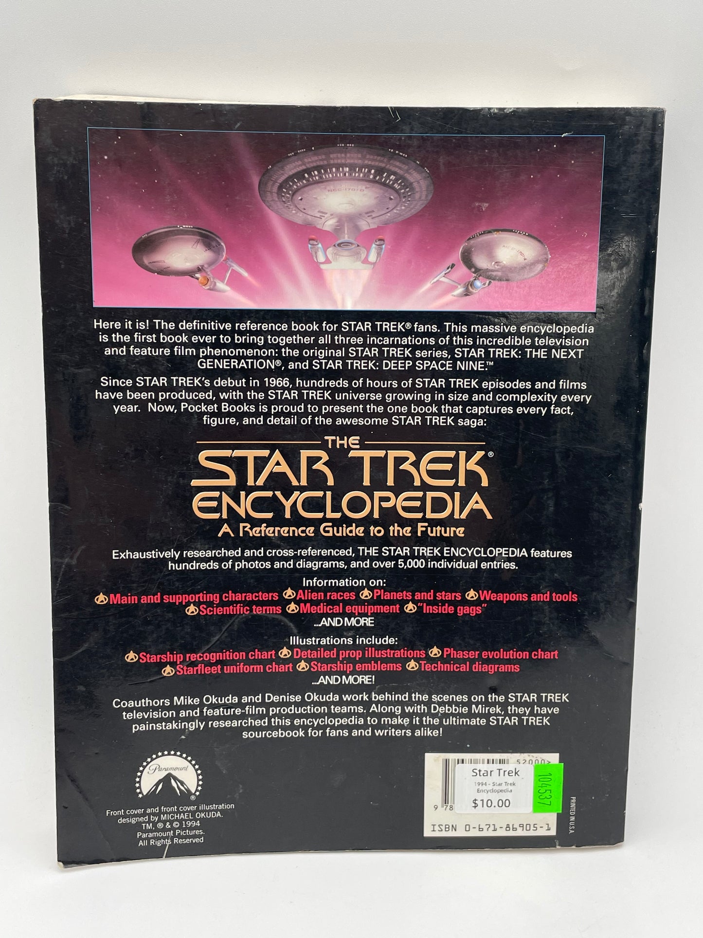 Star Trek - Encyclopedia - Reference Guide to the Future 1994 #104537