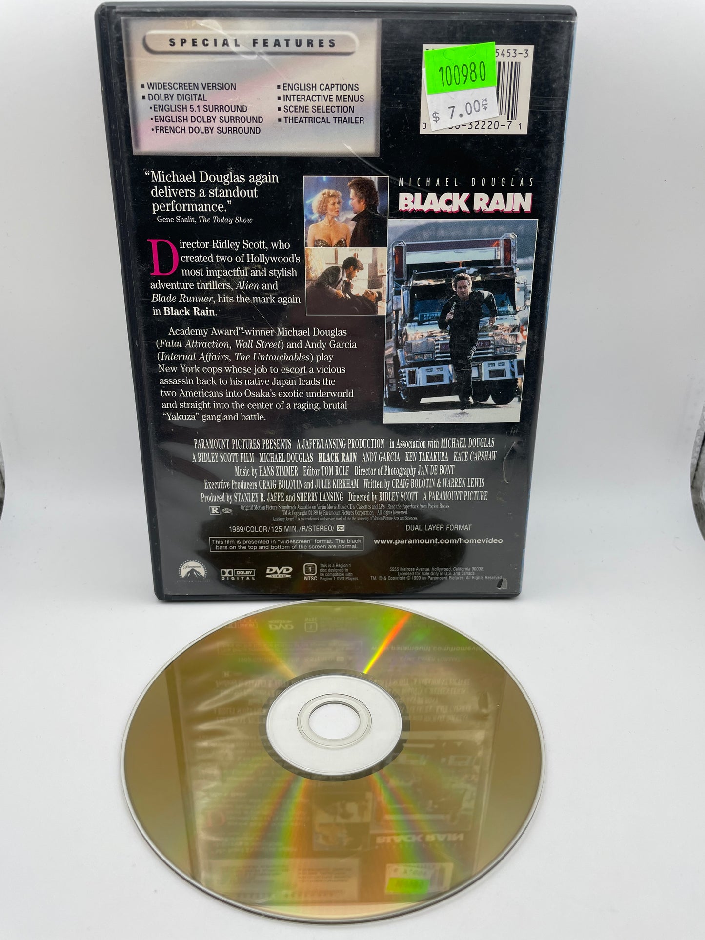 DVD - Black Rain #100980