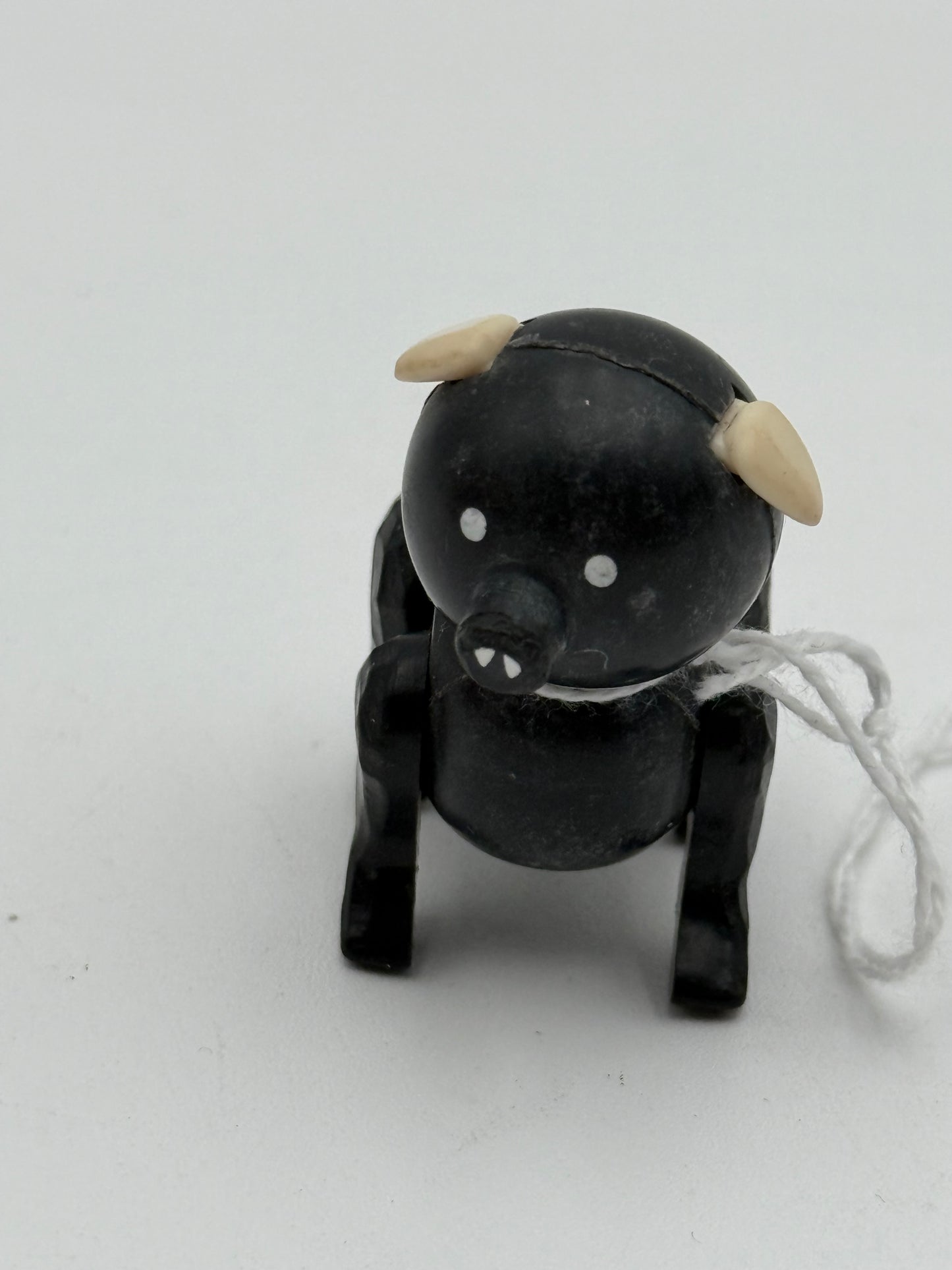 Fisher Price - Little People - Black Pig 1970s #105462