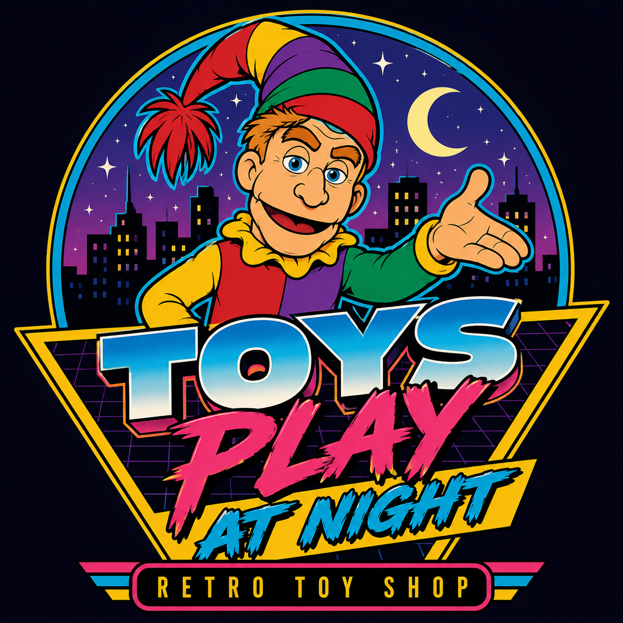 Button - Toys Play At Night Puppet Cartoon George