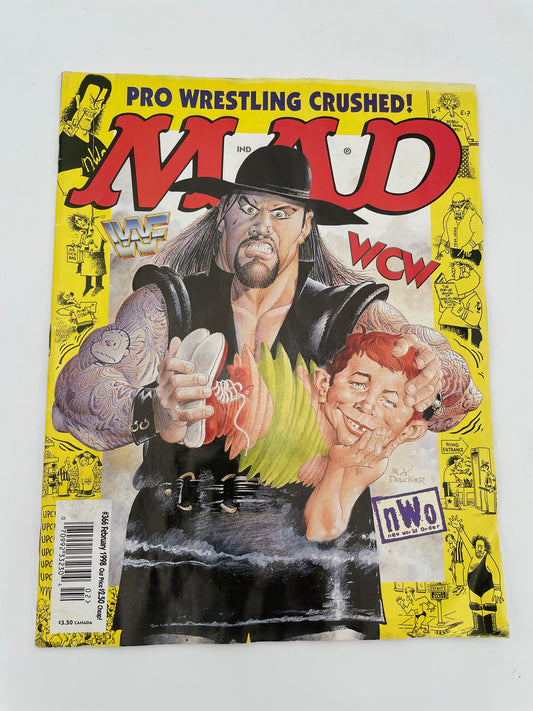 Mad Magazine - WCW #366 - February 1998 #101352