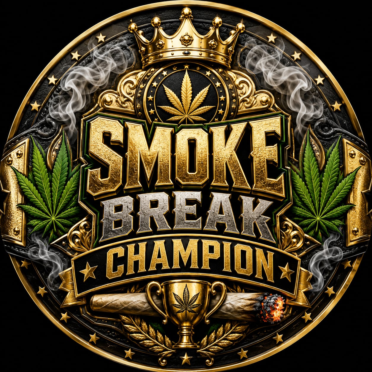 Buttons - WTHC-Radio - Smoke Break Champion