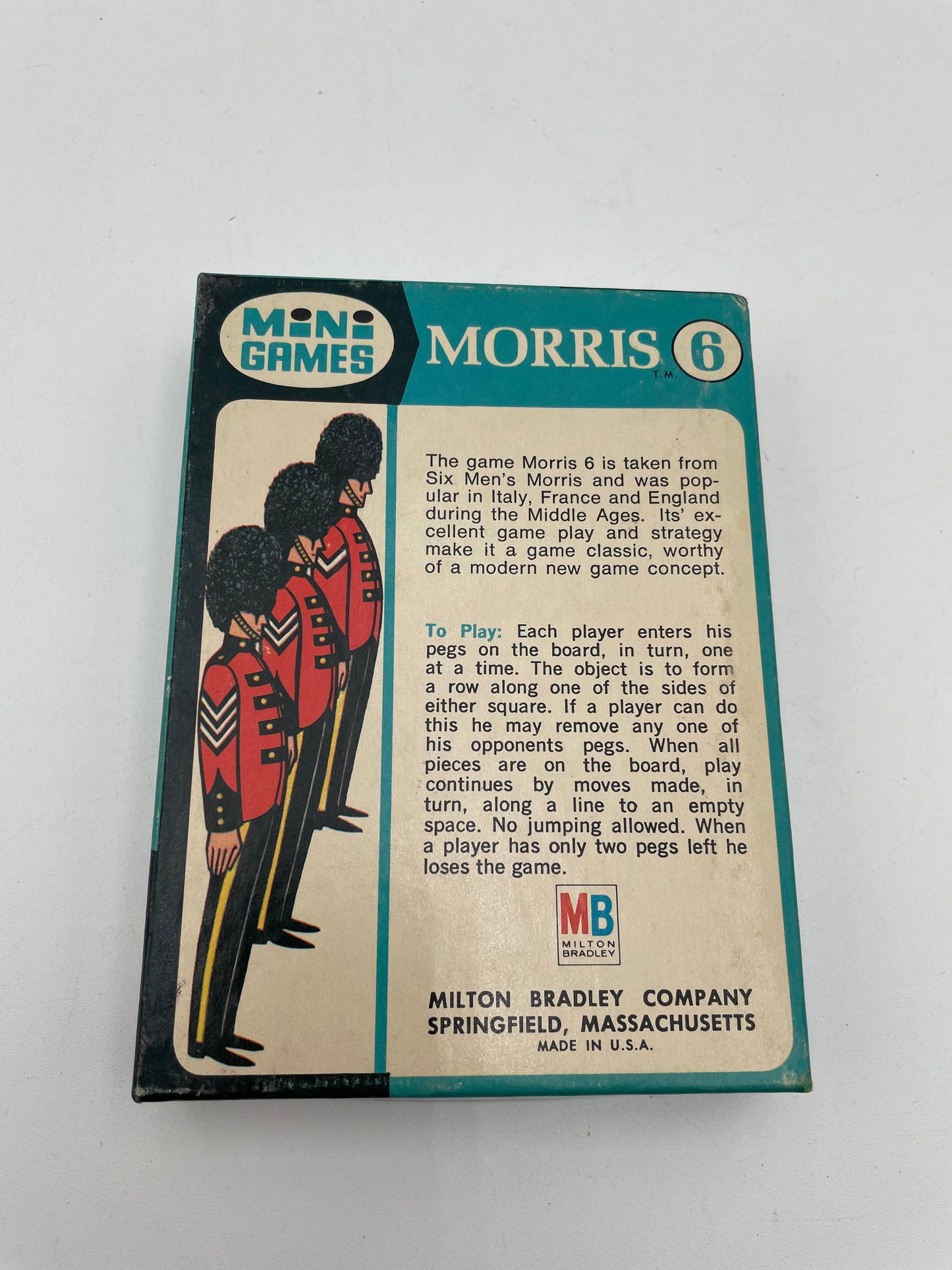 Milton Bradley - Morris 6 Game 1970 #104548
