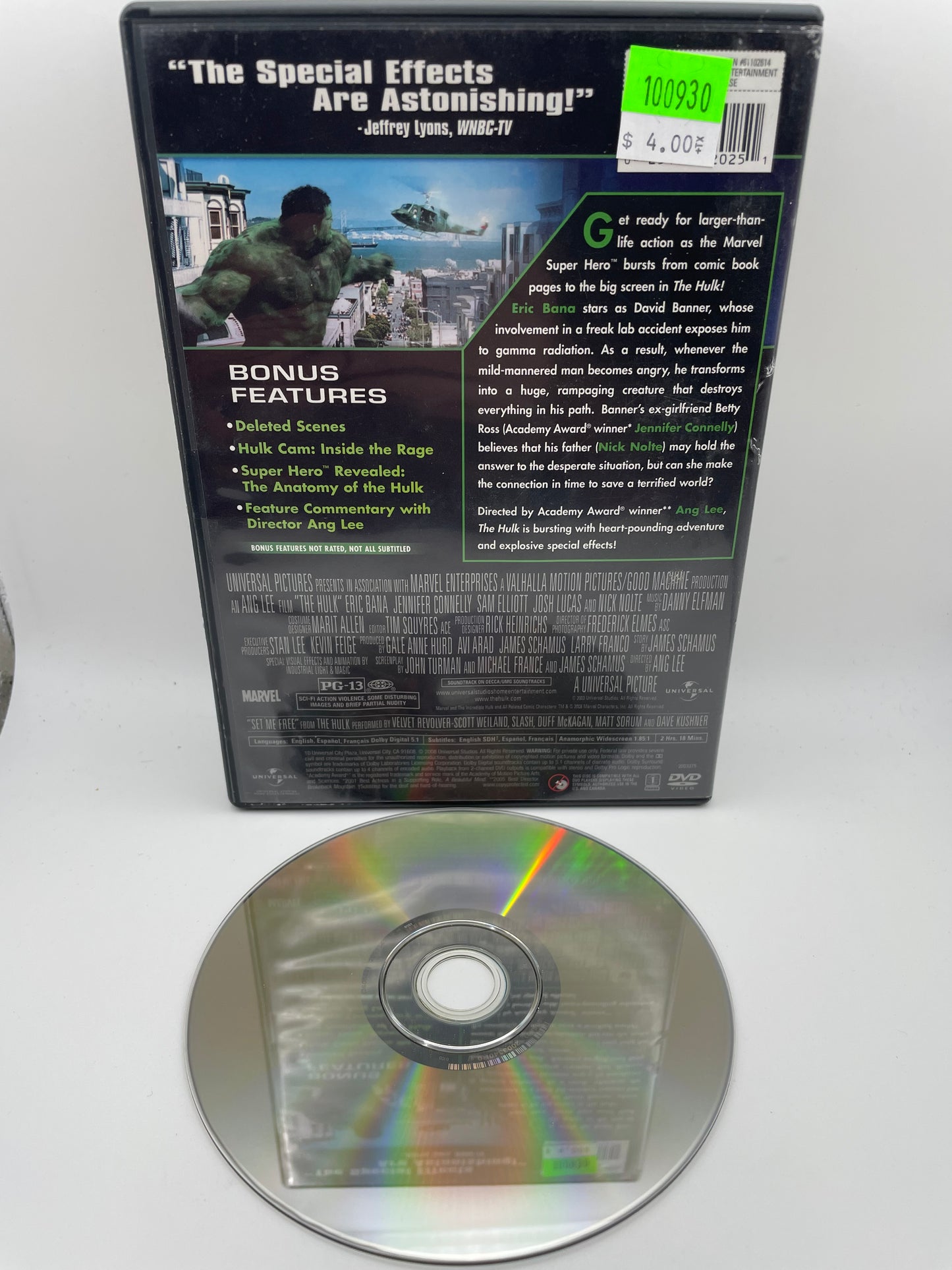 DVD - Hulk 2008 #100930