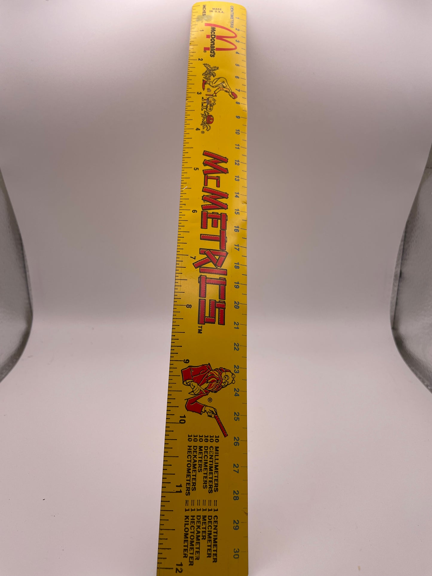 McDonald’s Metal Ruler - McMetrics #100811