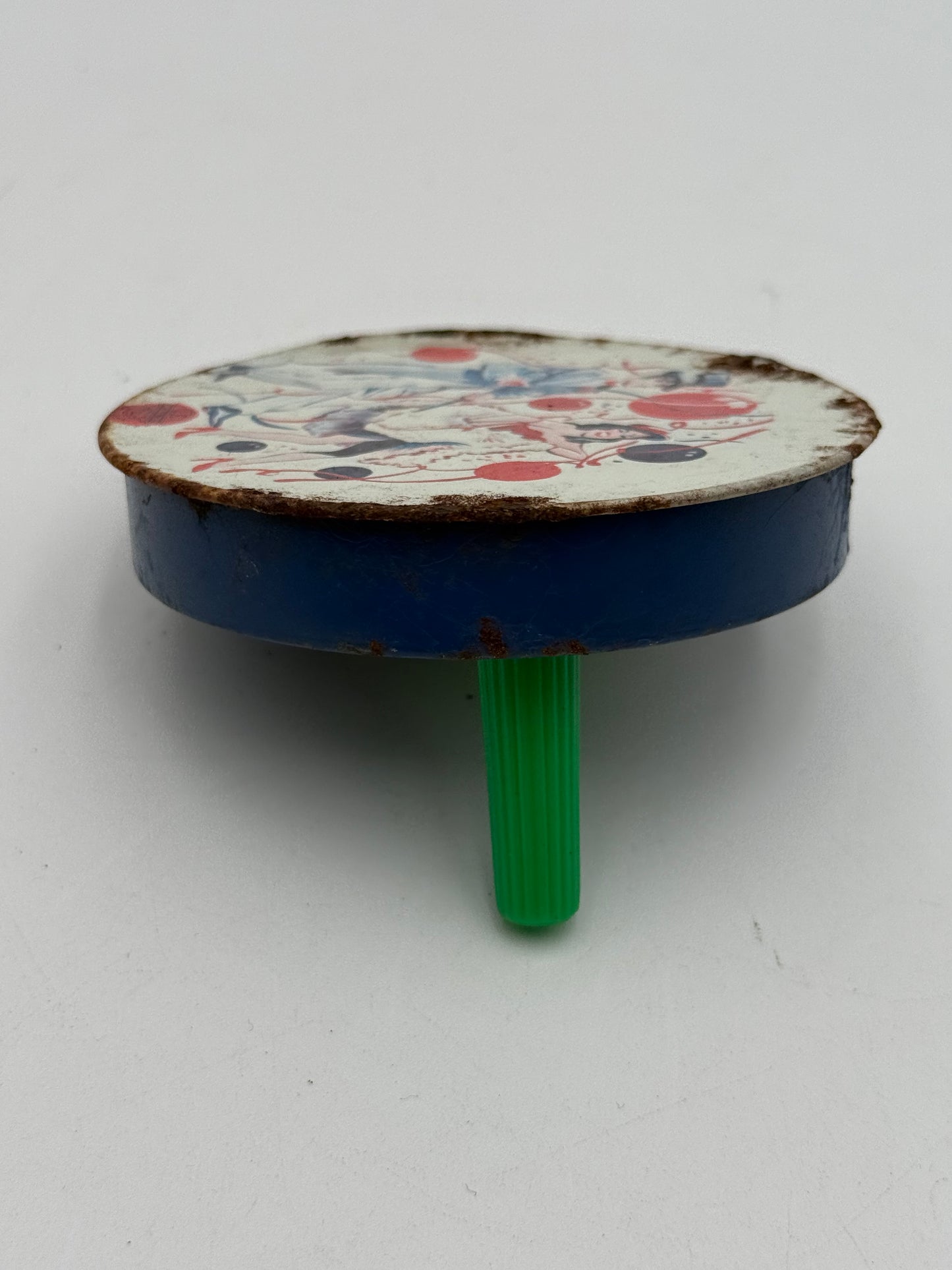 Tin Noisemaker - Vintage - Spinner - Top Hat Dancers 1950s/60s #105451