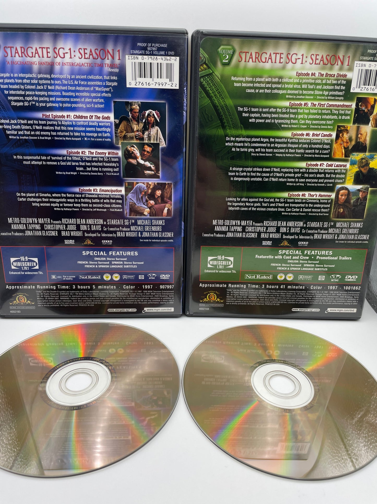Dvd - Stargate SG1 - Season 1 set 1997 #100617