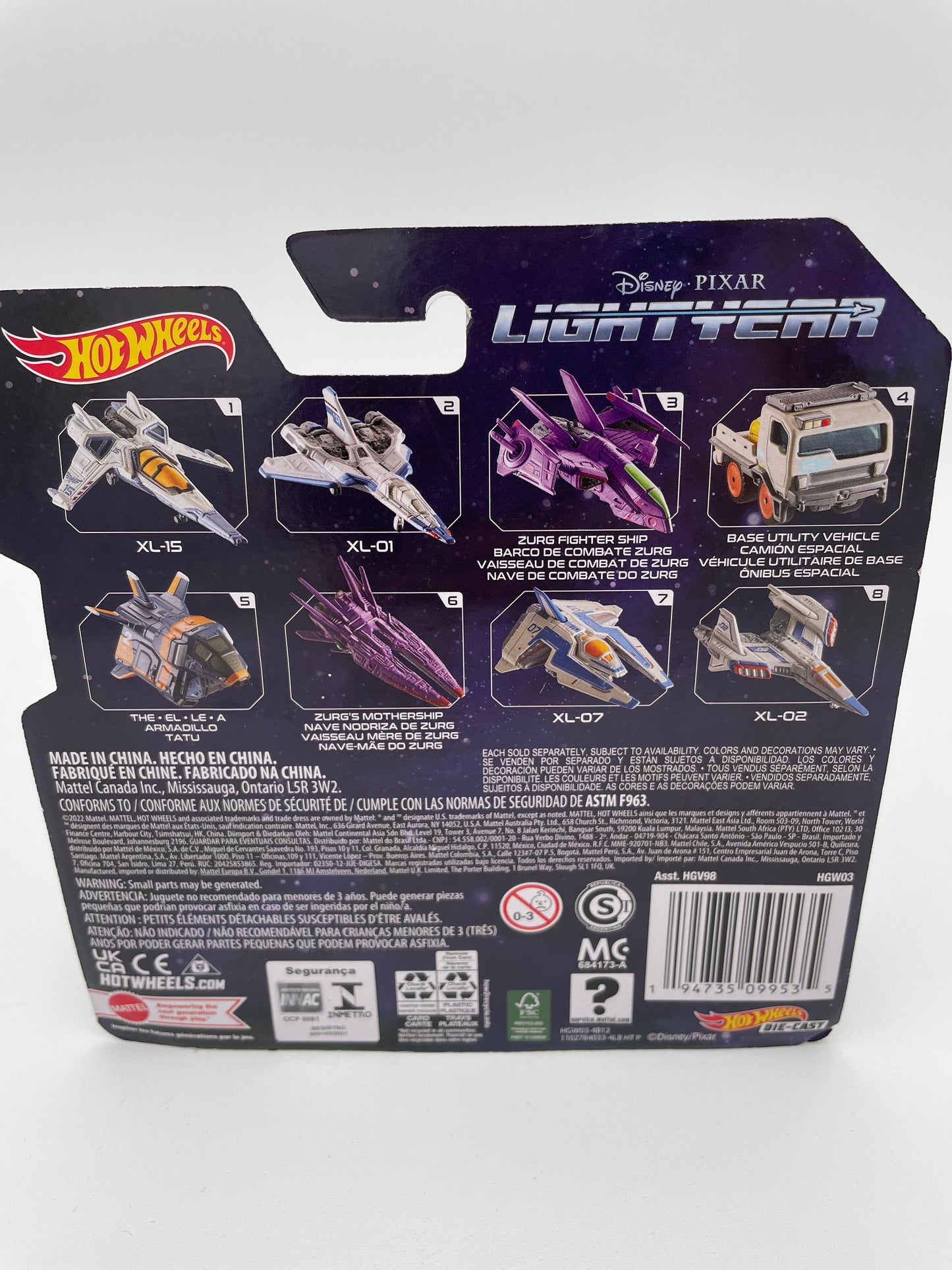 Hot Wheels - Disney - Lightyear - XL-01 - 2022 #102498