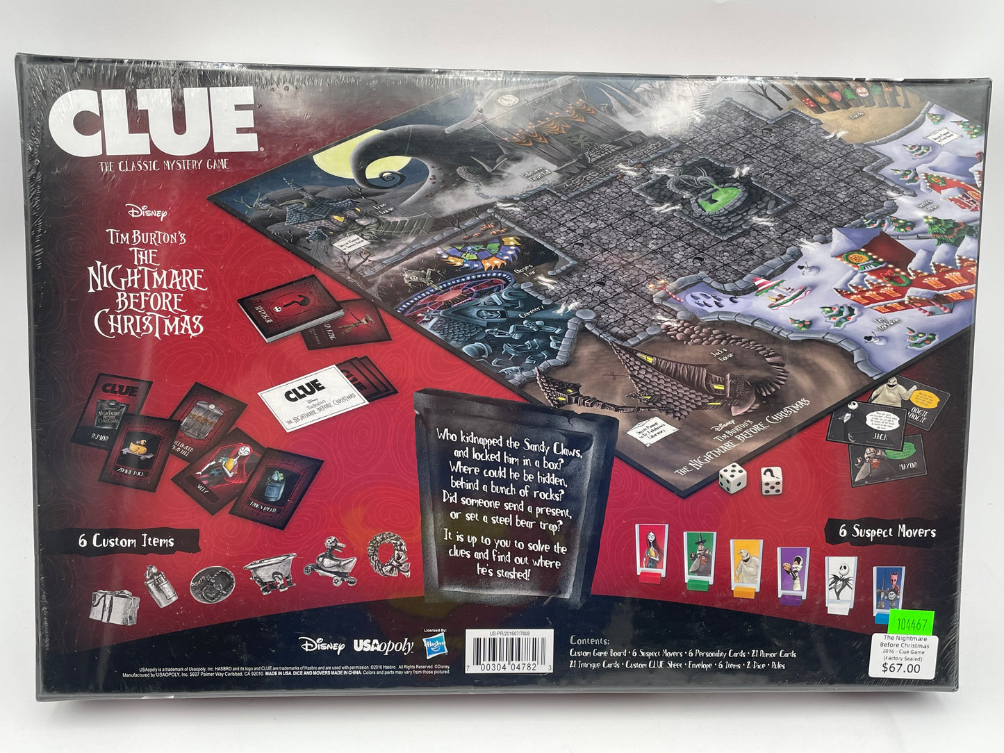 Nightmare Before Christmas - Clue Game 2016 #104467