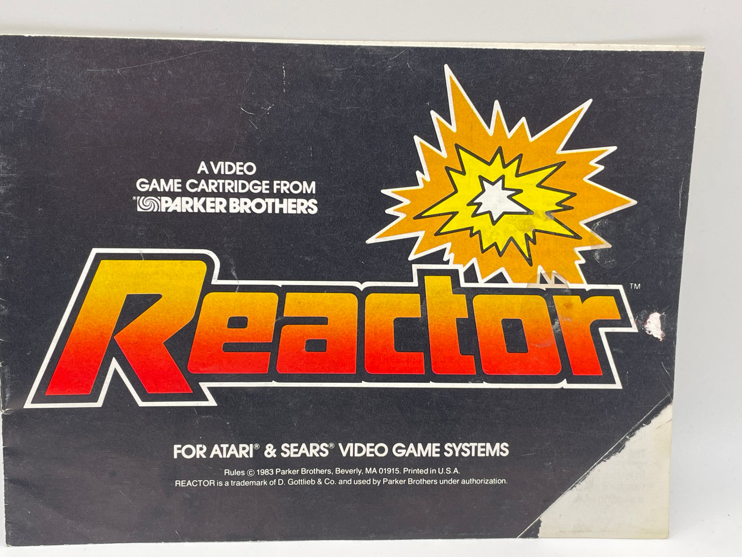 ATARI 2600 - Reactor 1983 #103583