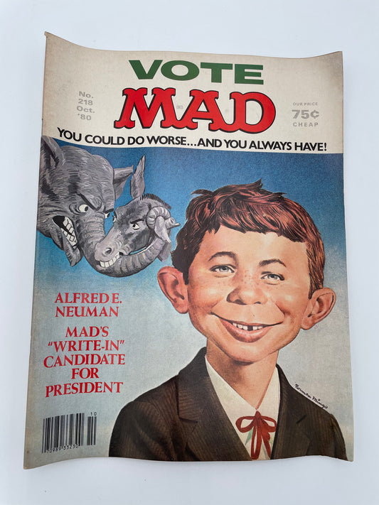 Mad Magazine - Vote Mad #218 October 1980 #102014