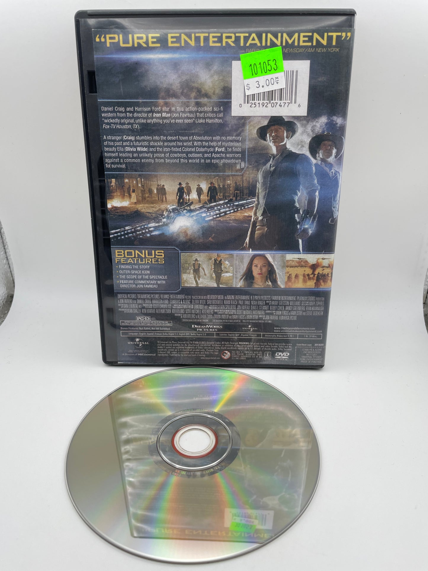 DVD - Cowboys & Aliens 2010 #101053