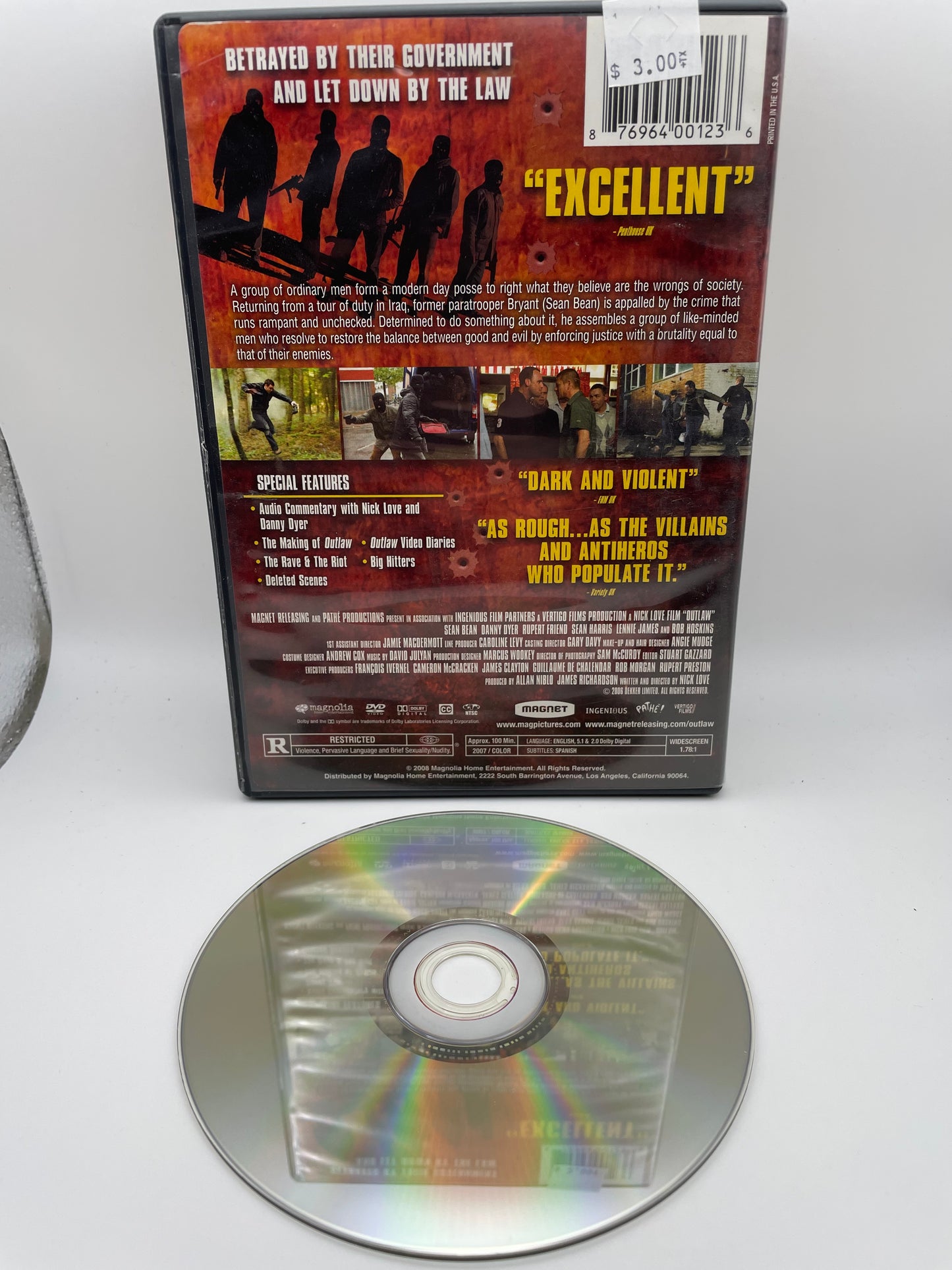Dvd - Outlaw 2008 #100613