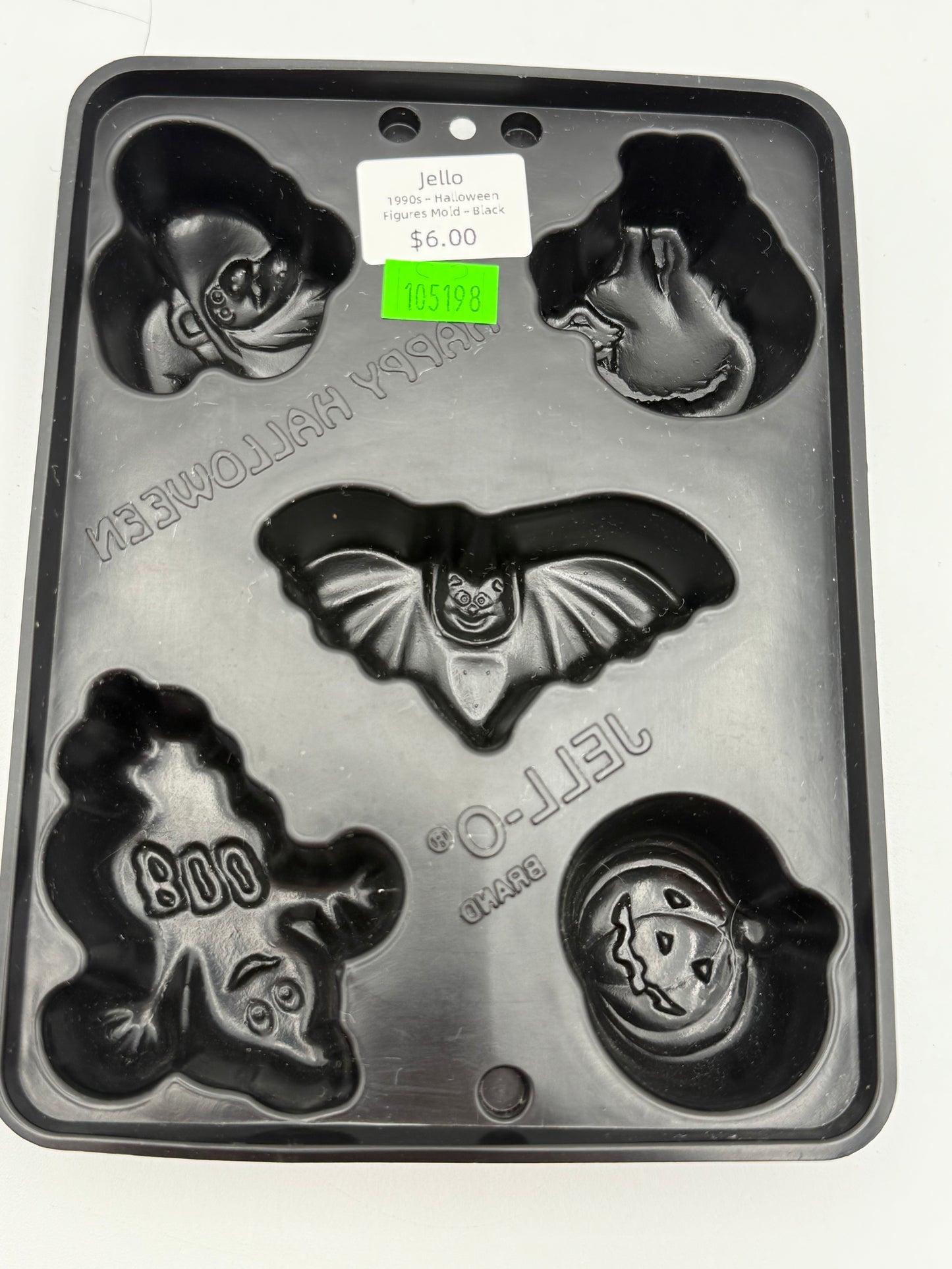 Jello - Halloween Figure Mold - Black 1990s #105198