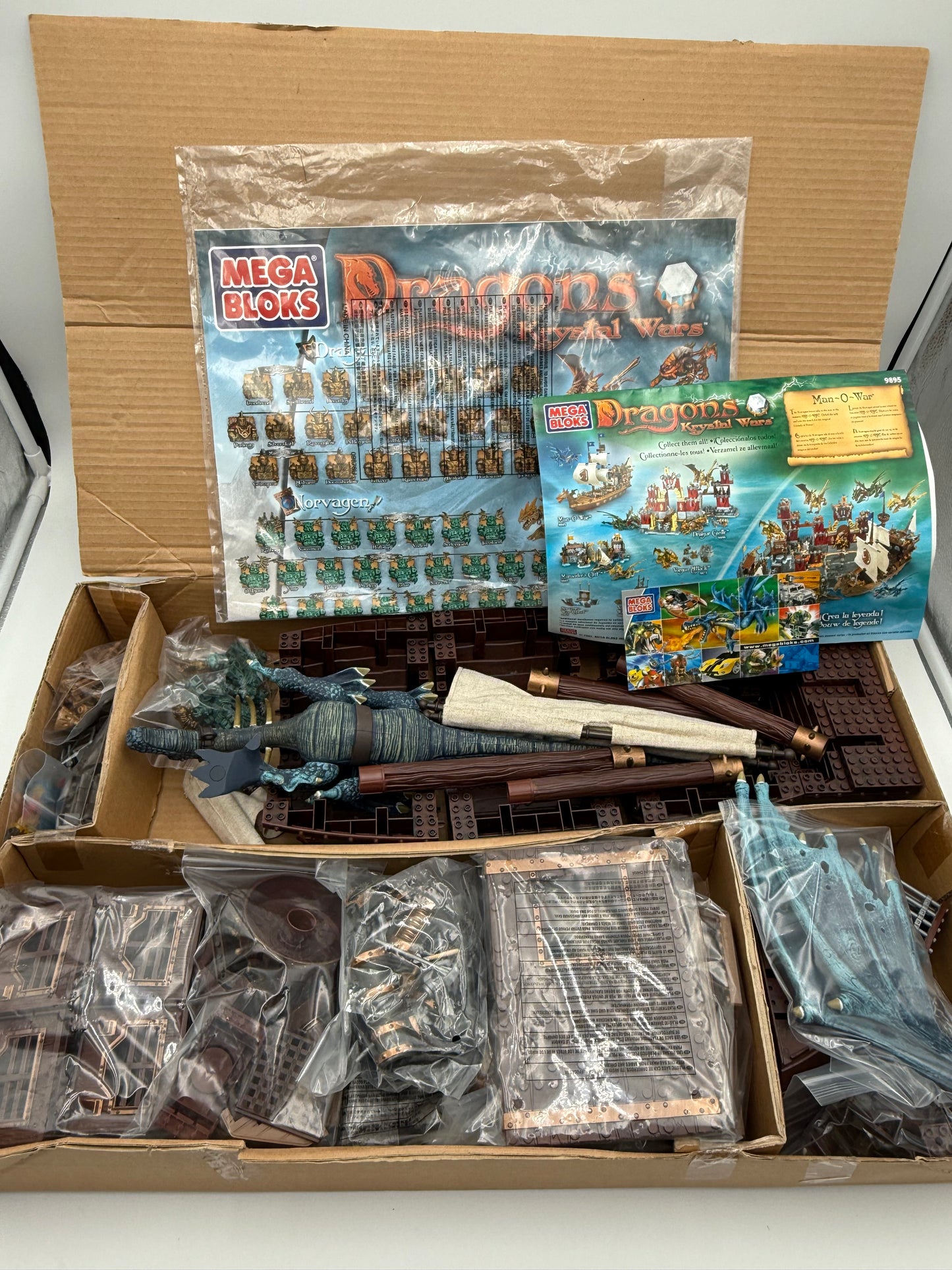 Mega Bloks - Dragons Krystal Wars - Man O War 9895 - 2003 #104937