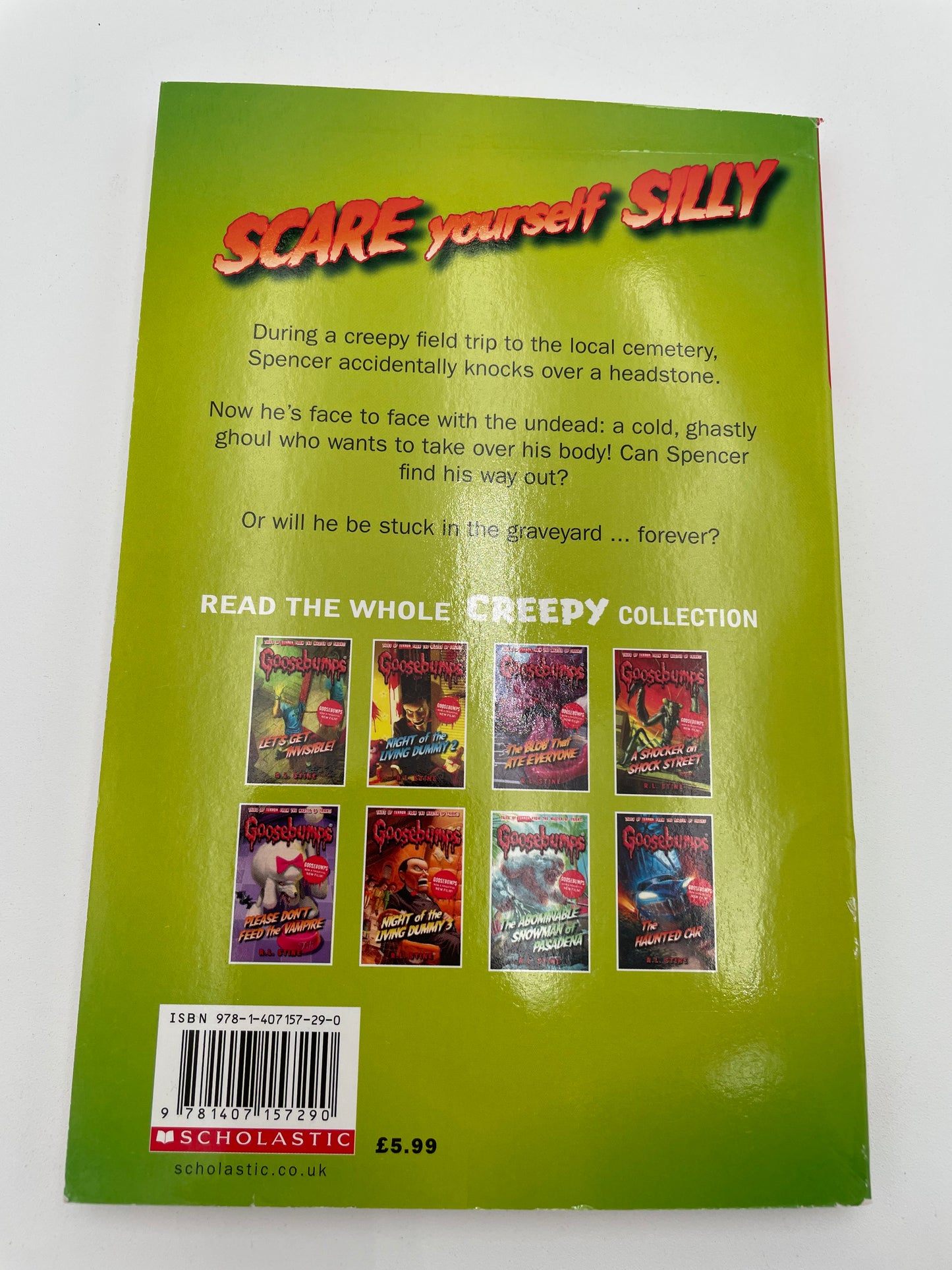 Goosebumps Book - Attack of the Graveyard Ghouls 2016 #102155