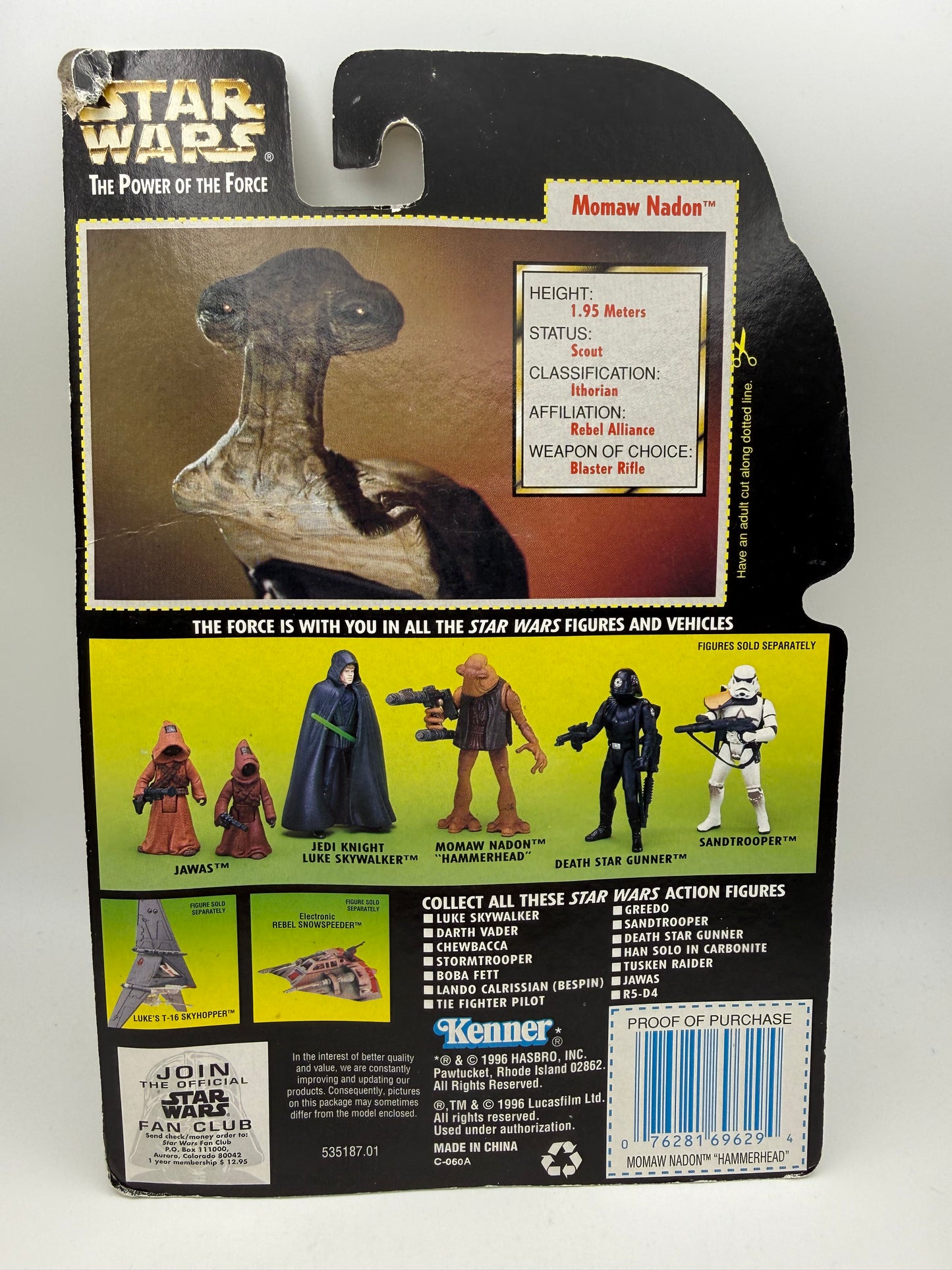 Star Wars - The Power of the Force - Momaw Nadon 1996 #107471