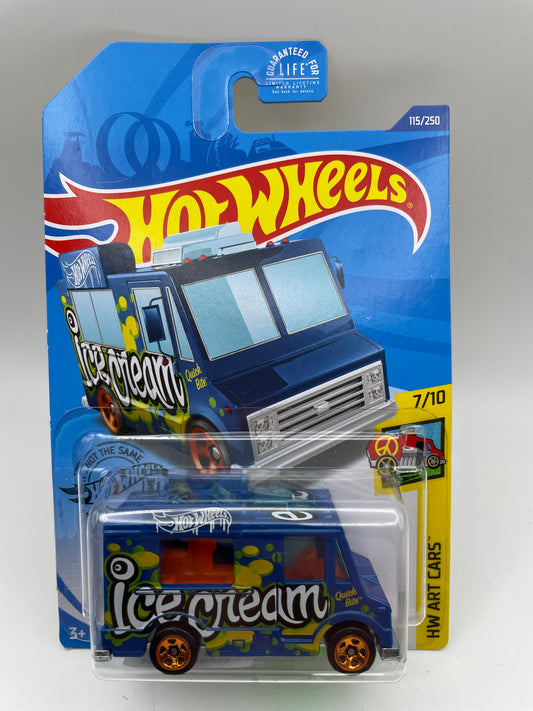 Hot Wheels - Art Cars #115 7/10 Quick Bite Blue 2020 #103254