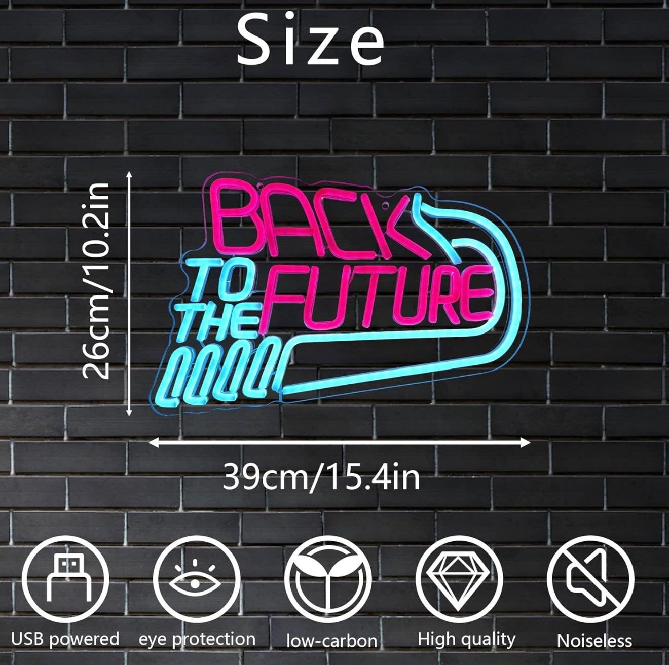 Neon Sign - Back To The Future - #107280