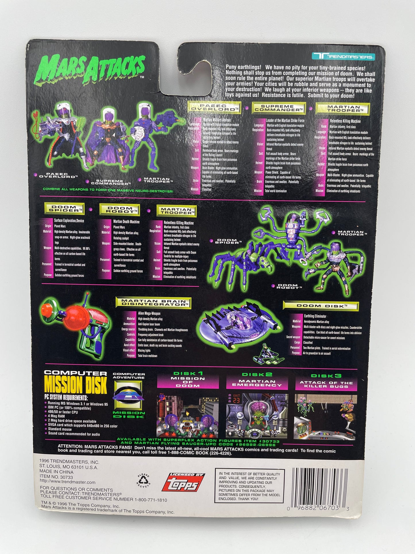 Mars Attacks! - Doom Bot 1996 #104746