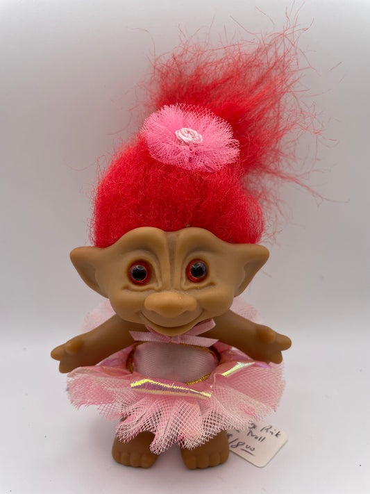 Trolls - Ballerina Pink Dress - Red Hair #101108