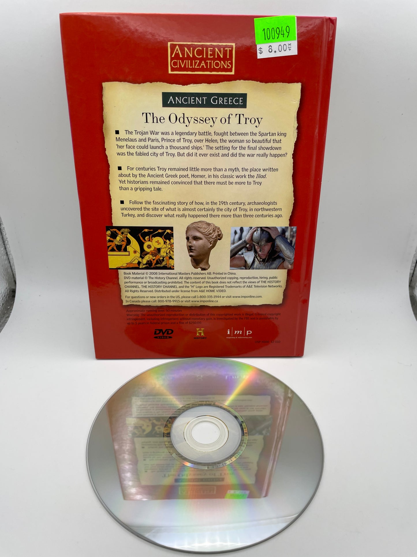 DVD - Ancient Greece - The Odyssey of Troy #100949