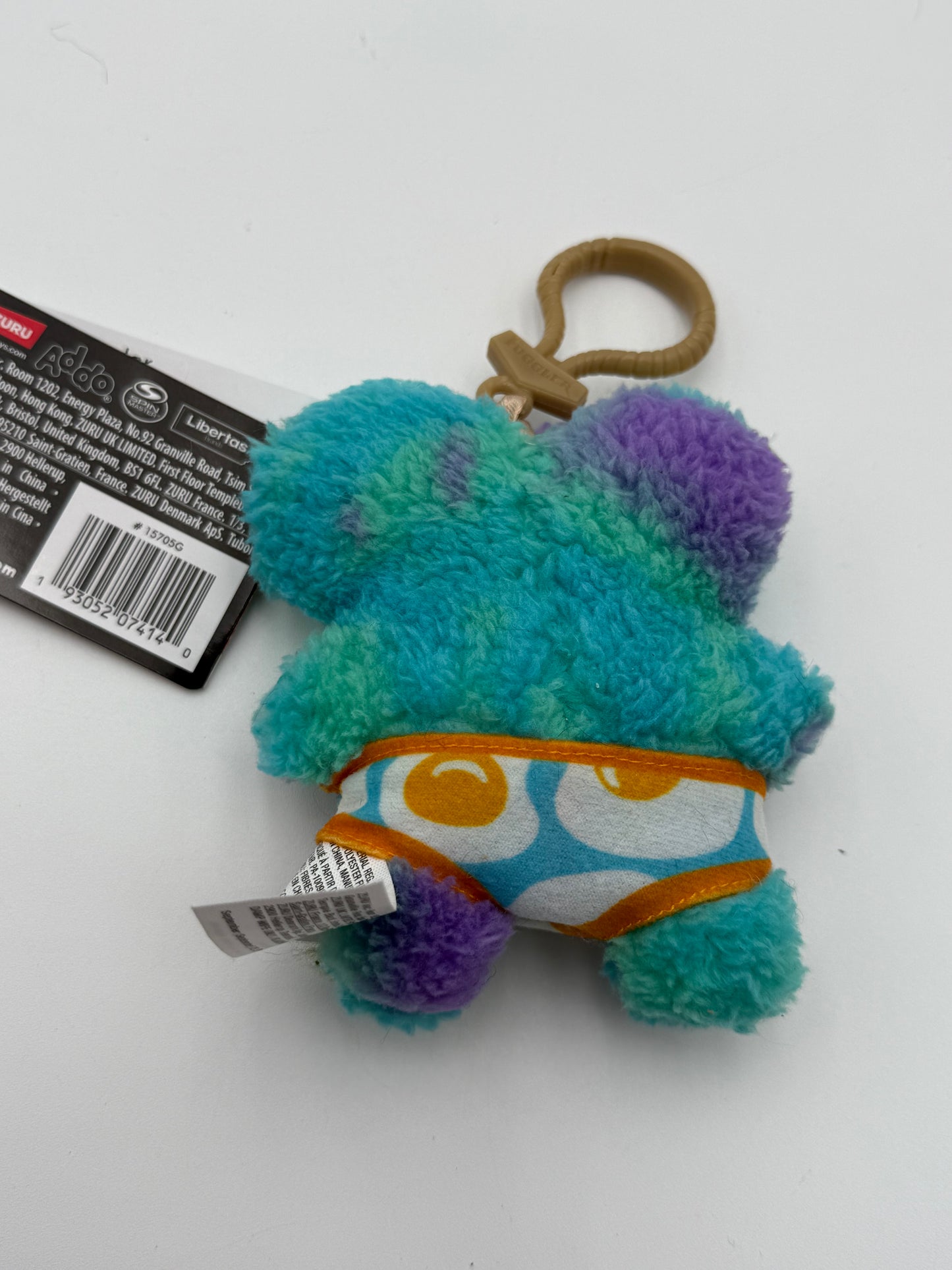 Fuggler - Baby Fuggler Keychain - Blue Tie Dye Gaptooth McGoo 2024 #105311