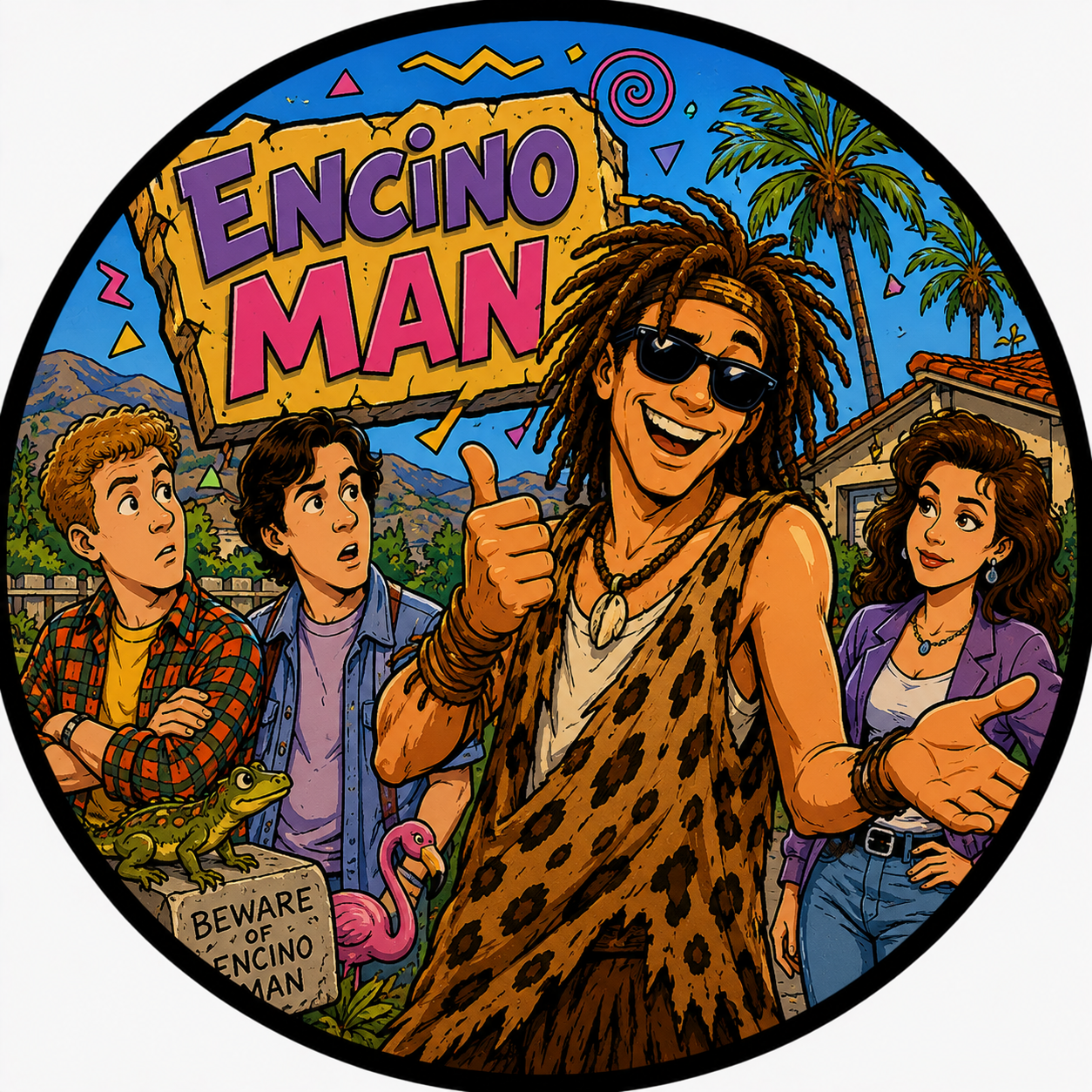 Buttons - 90s Theme - Encino Man #108145