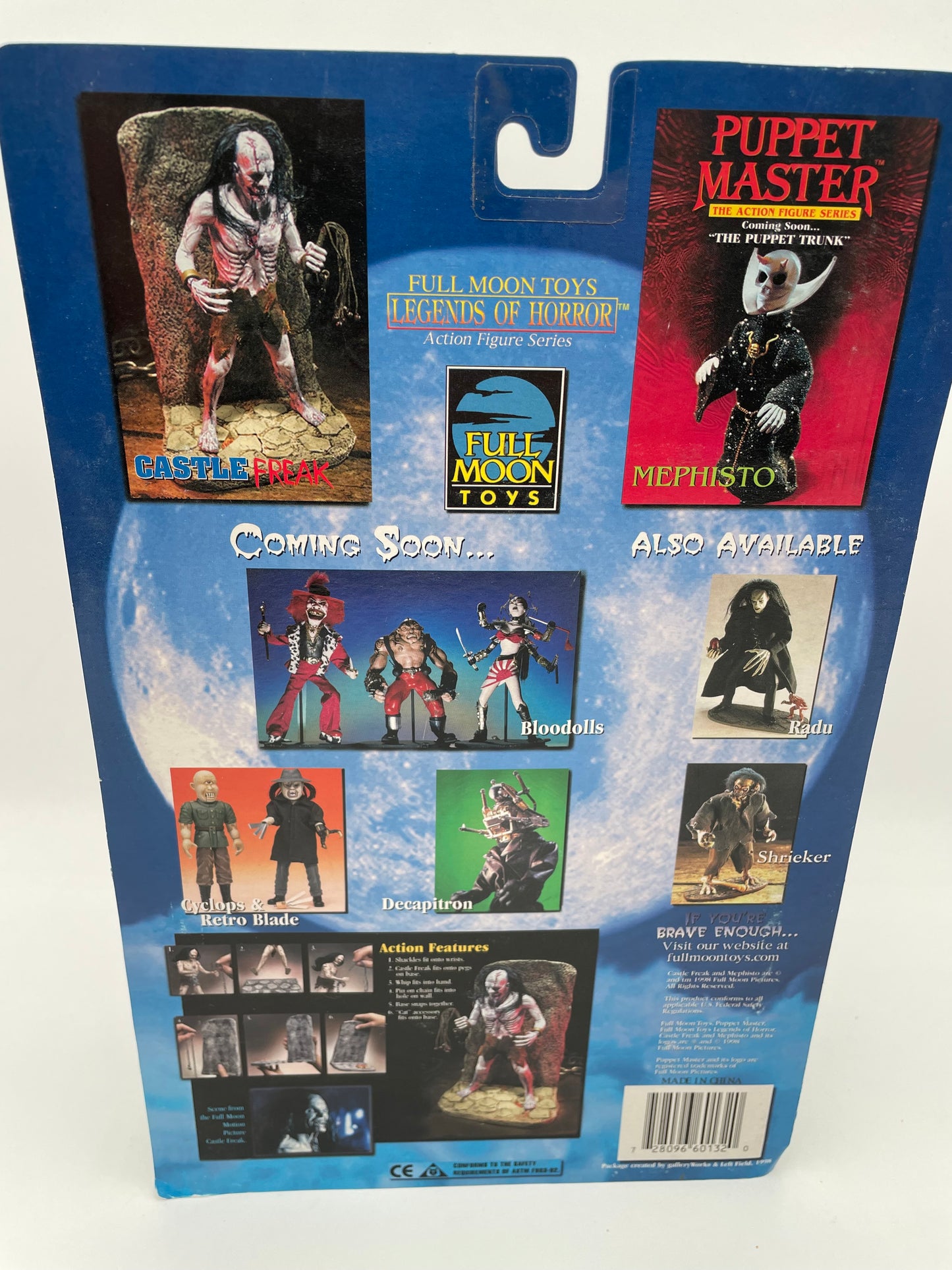 Legends of Horror - Castle Freak - White Hair - Previews Exclusive 1998 #103438