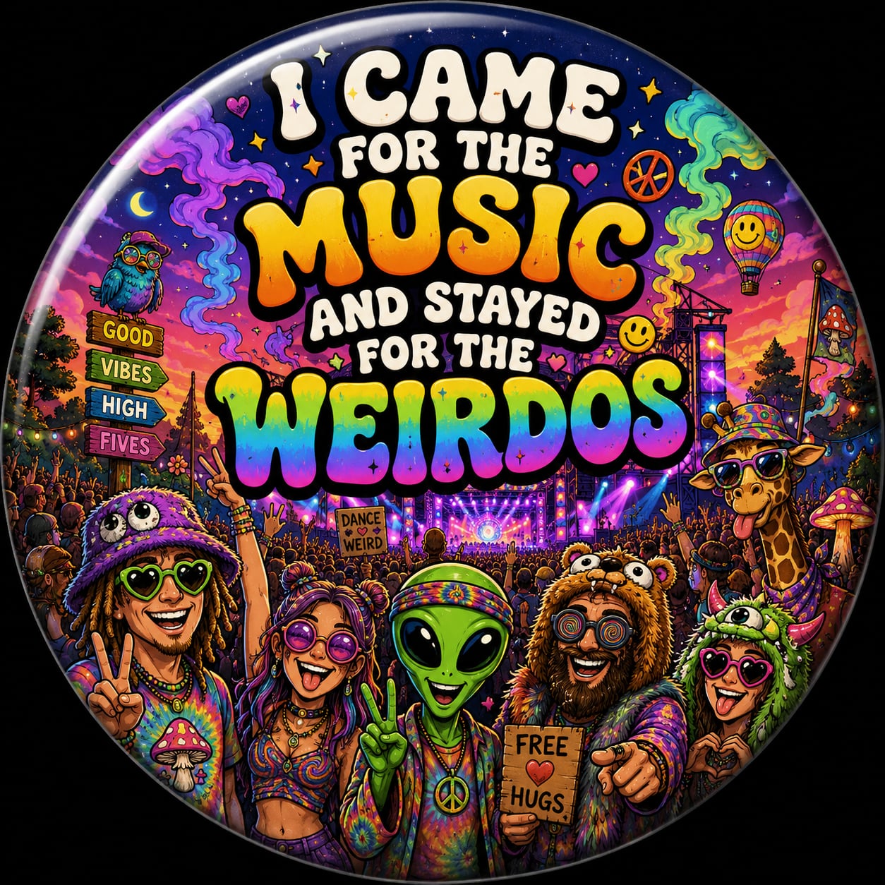Buttons - WTHC-Radio - I Came For Music