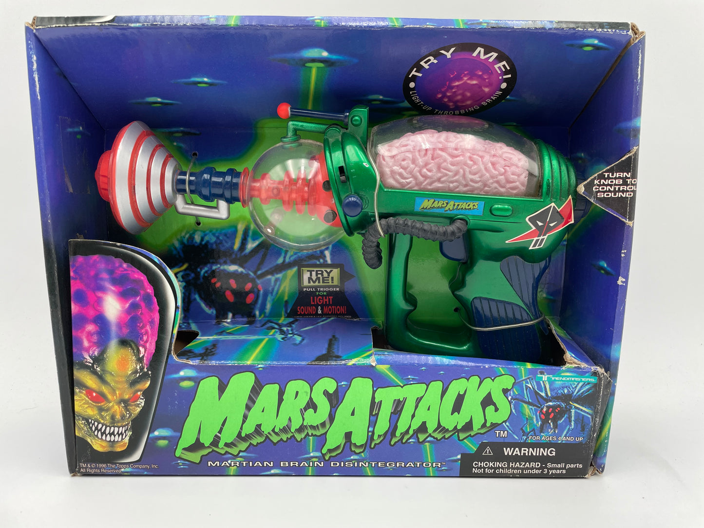 Mars Attacks! - Martian Brain Disintegrator Green 1996 #104736