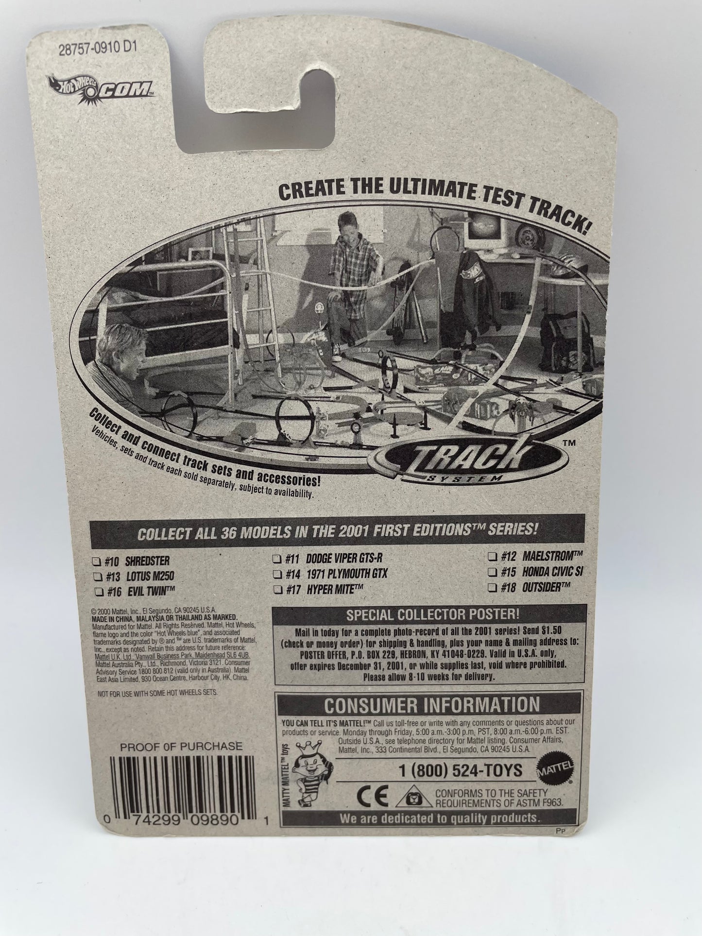 Hot Wheels - Hyper Mite Green #029 - 2000 #101922