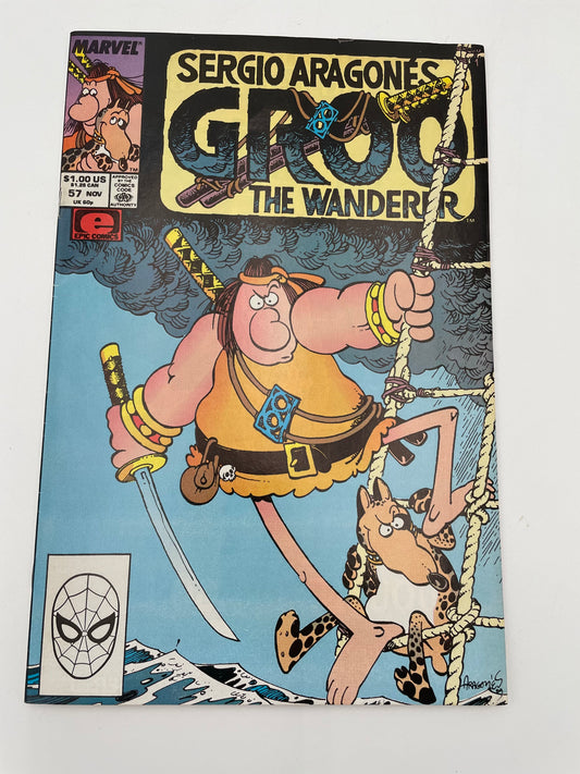 Marvel Comics - Sergio Aragones Groo #57 - November 1989 #102249