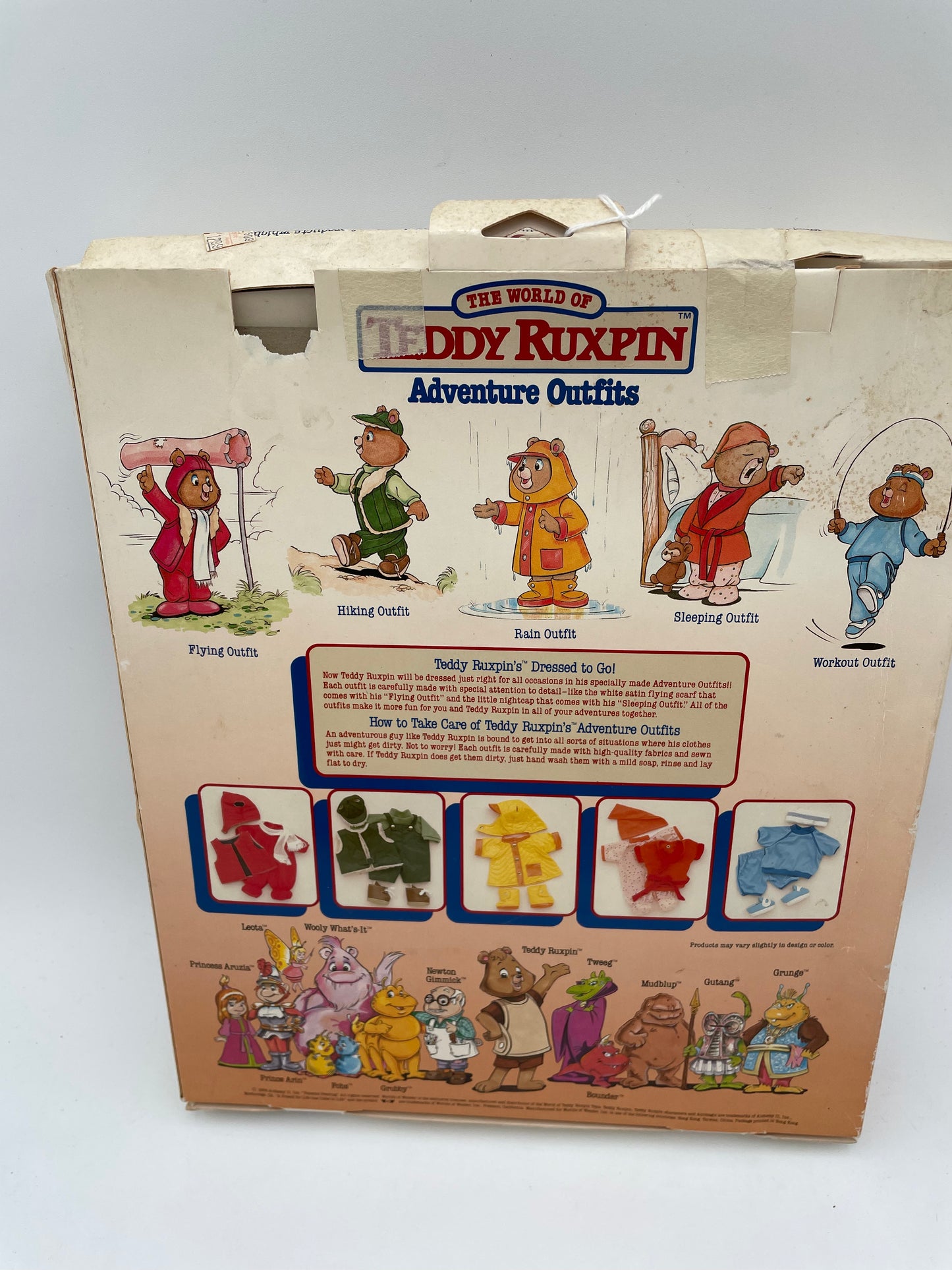 Teddy Ruxpin Adventure Outfit - Flying 1986 #101718A