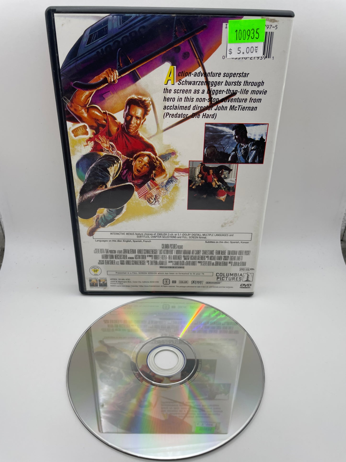 DVD - Last Action Hero #100935