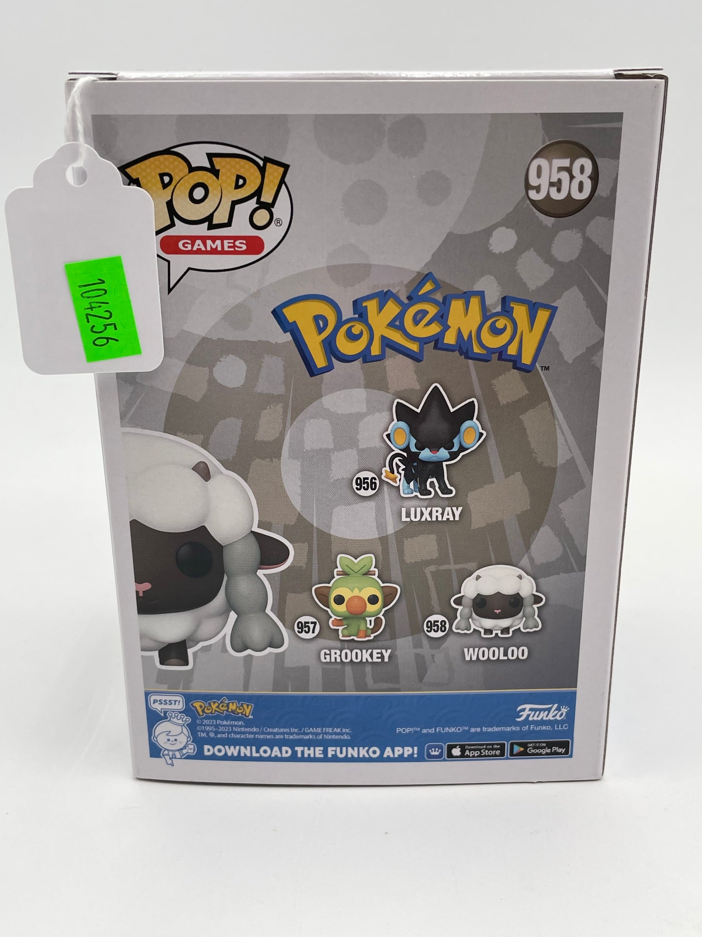Pokémon - Funko Pop - 958 Wooloo #104256