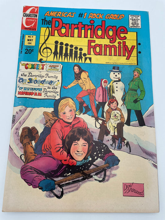 Charlton Comic - PartridgeFamily #9 - May 1972 #102204