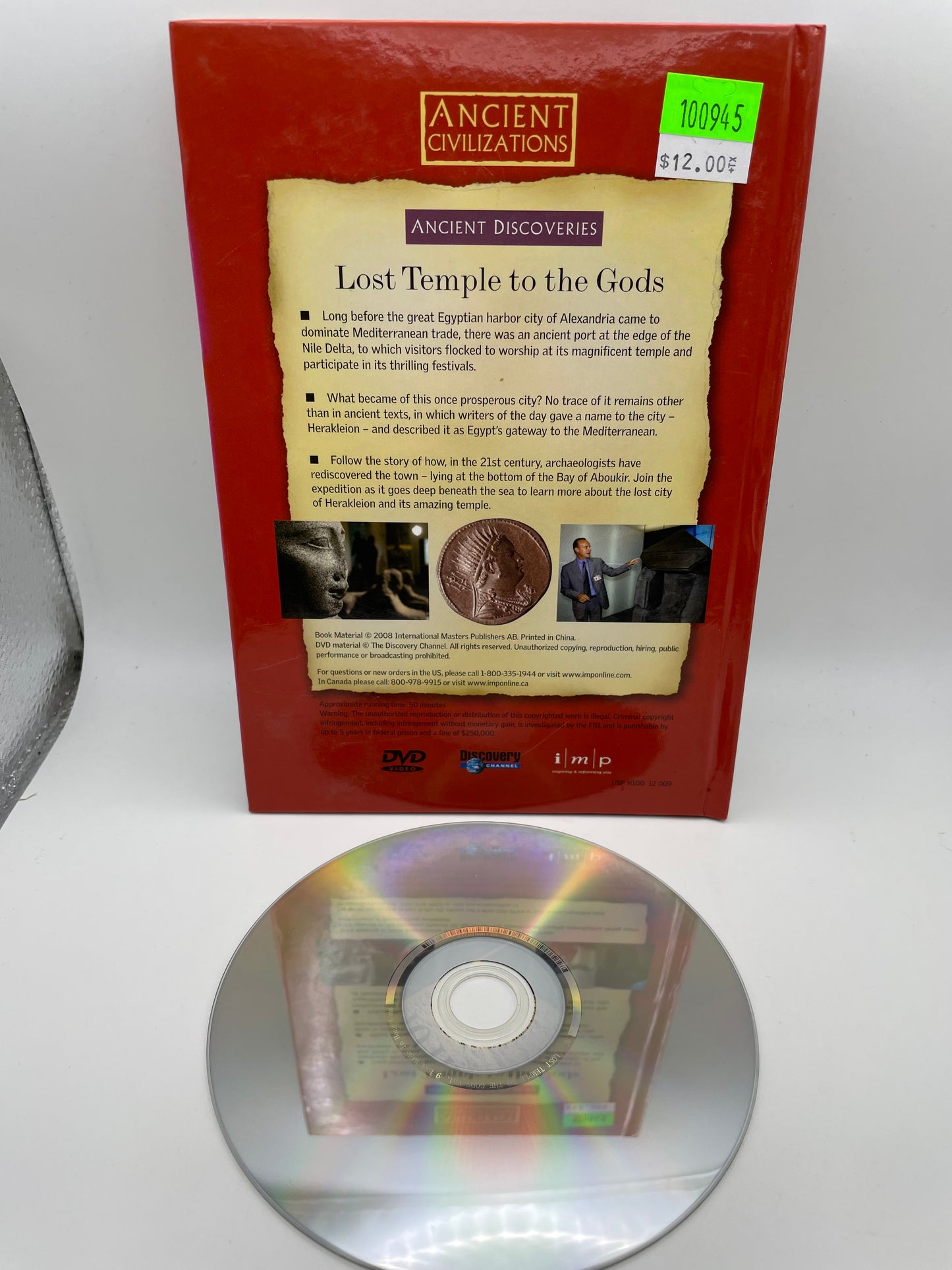 DVD - Ancient Discoveries - Lost Temple of the Gods #100945