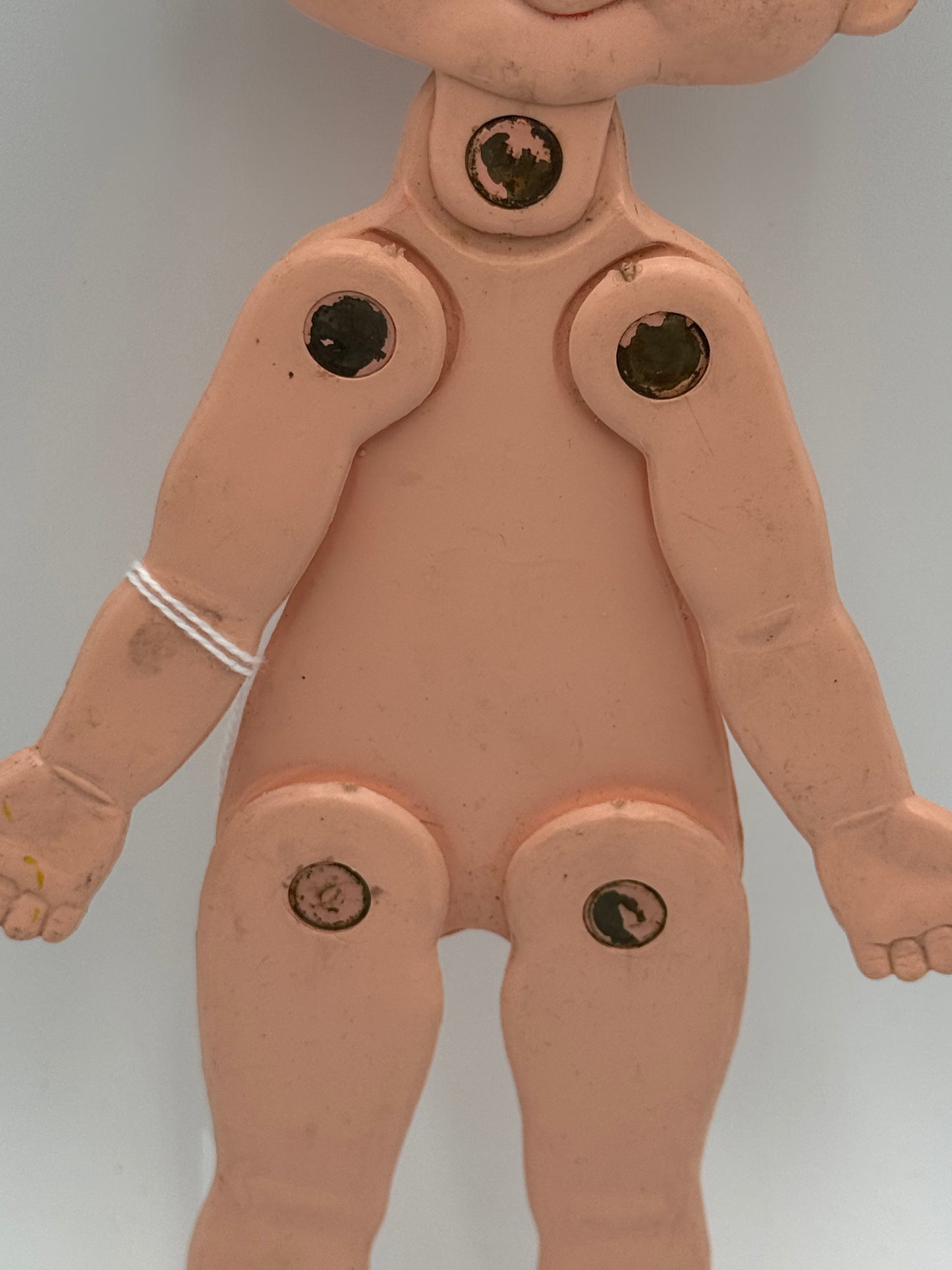 Durham Industries - Vintage Posable Dressup Rubber Doll 1970s #104921