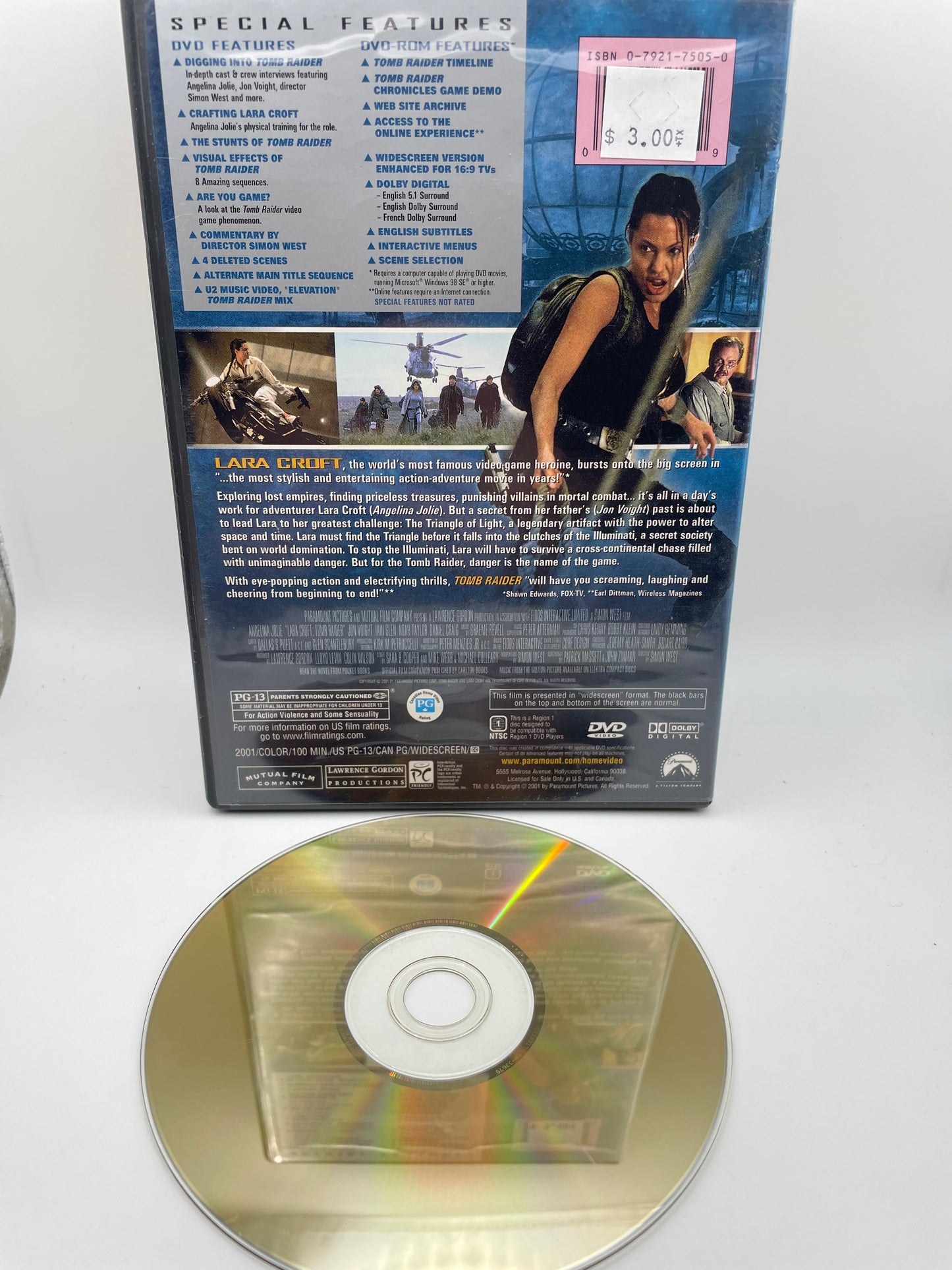 Dvd - Tomb Raider 2001 #100564